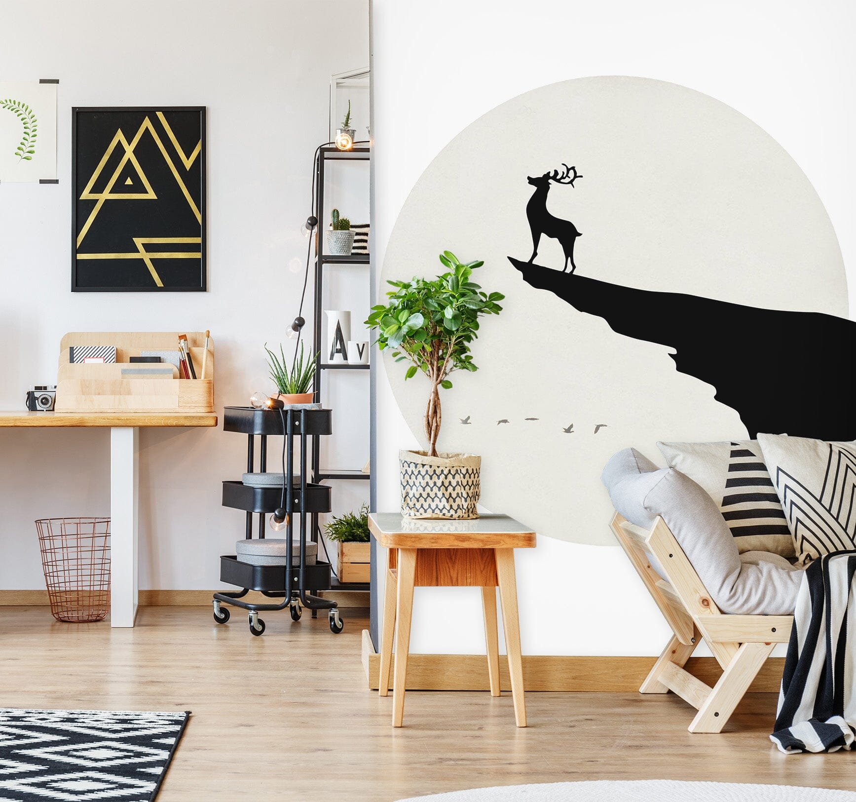 3D Alpine Fawn 060 Wall Murals Wallpaper AJ Wallpaper 2 