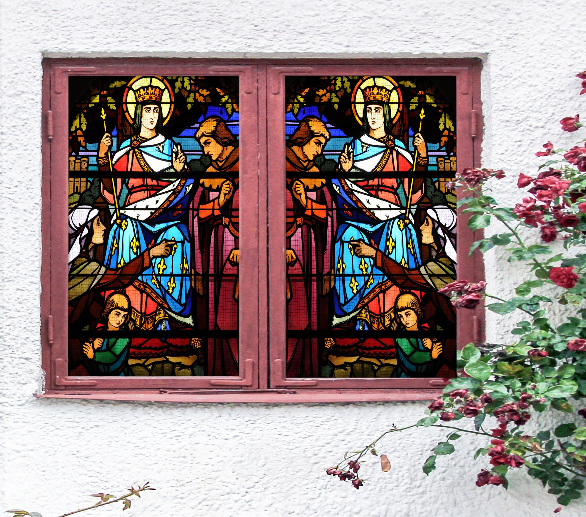 3D Religious Prince 114 Window Film Print Sticker Cling Stained Glass UV Block