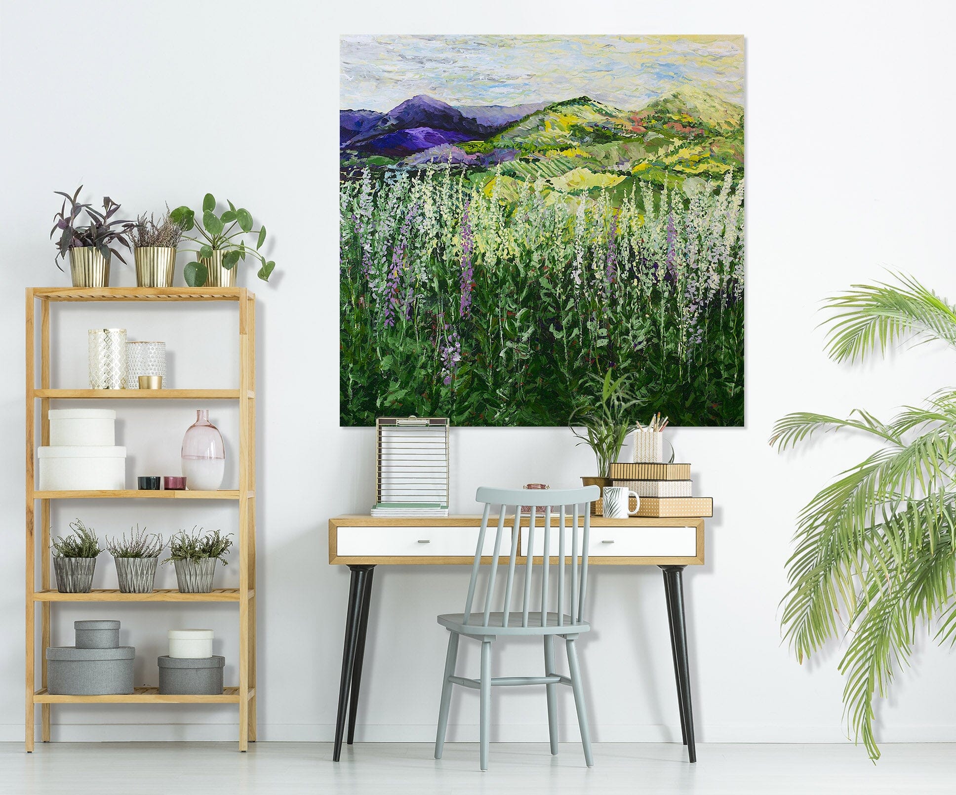 3D Purple Flowers 149 Allan P. Friedlander Wall Sticker Wallpaper AJ Wallpaper 2 