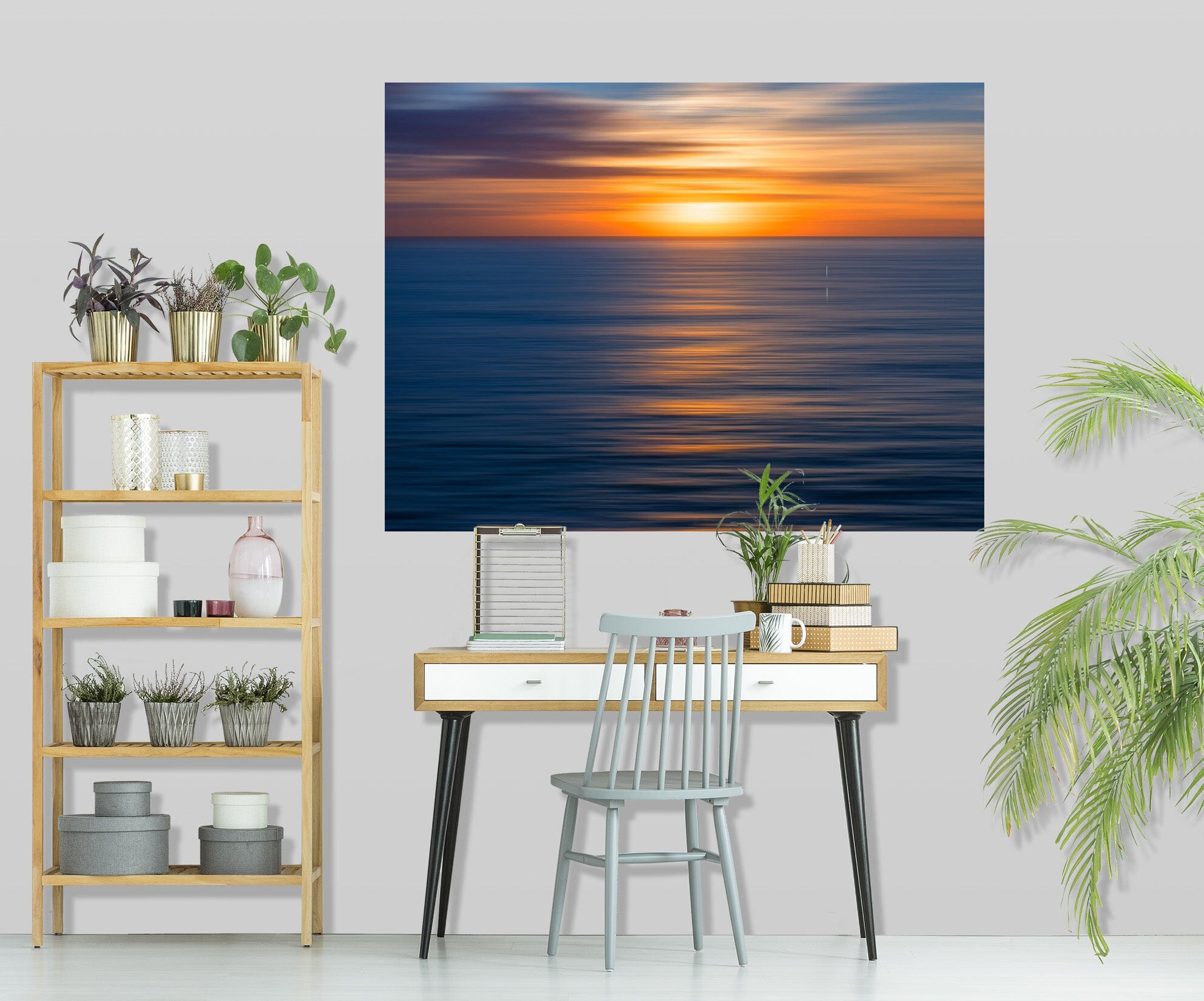 3D Sunset Sea 148 Marco Carmassi Wall Sticker Wallpaper AJ Wallpaper 2 