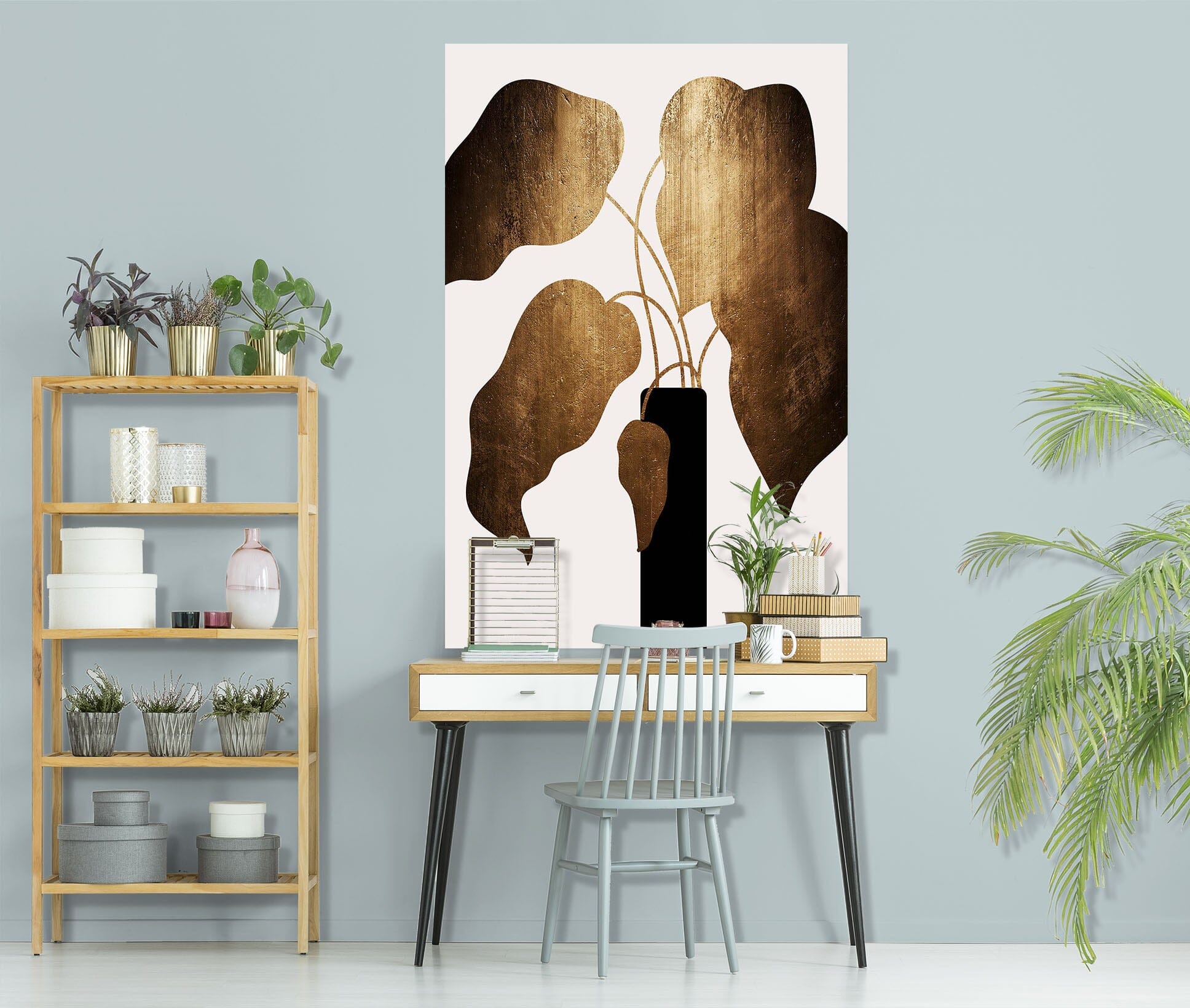 3D Sunny Leaves 102 Boris Draschoff Wall Sticker Wallpaper AJ Wallpaper 2 