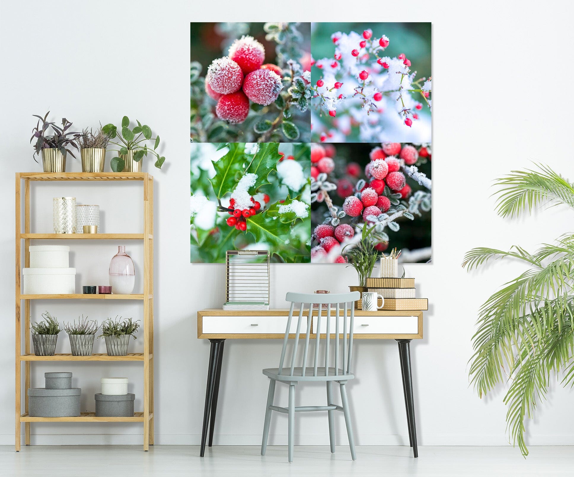 3D Snow Cherry 047 Assaf Frank Wall Sticker Wallpaper AJ Wallpaper 2 