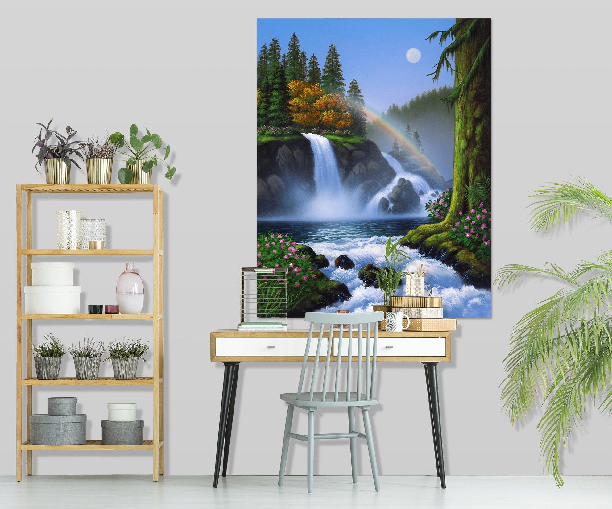 3D Waterfall 038 Jerry LoFaro Wall Sticker Wallpaper AJ Wallpaper 2 
