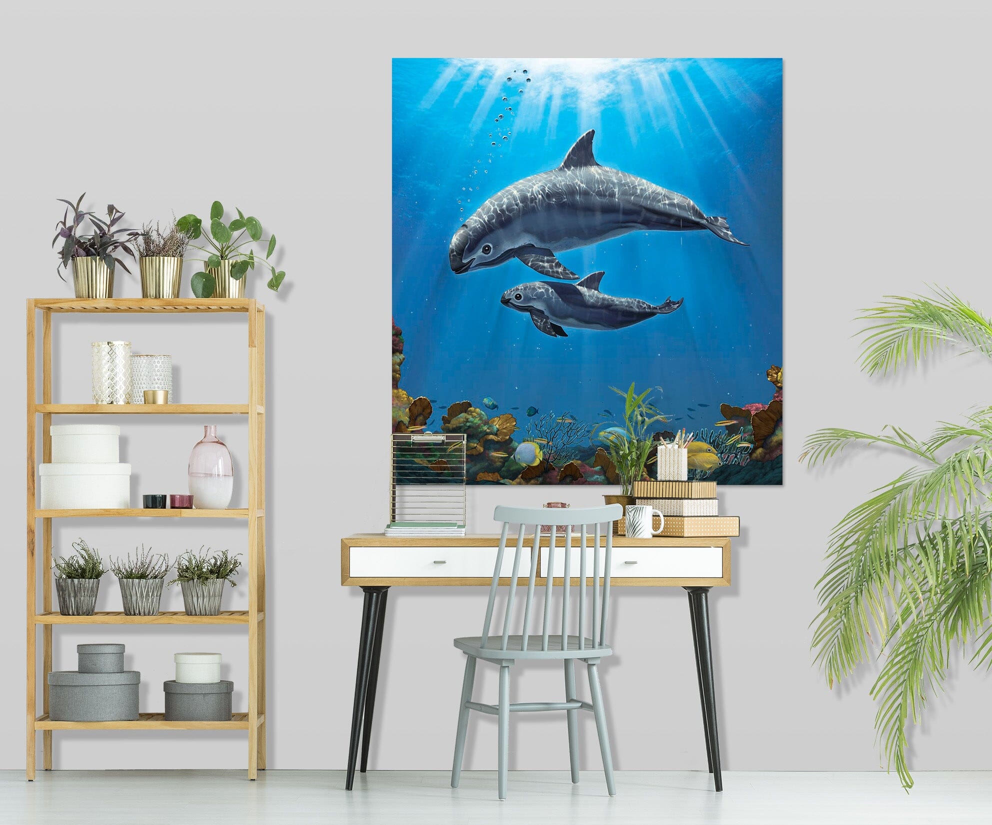3D Vaquita Critically Endangered 090 Vincent Hie Wall Sticker Wallpaper AJ Wallpaper 2 