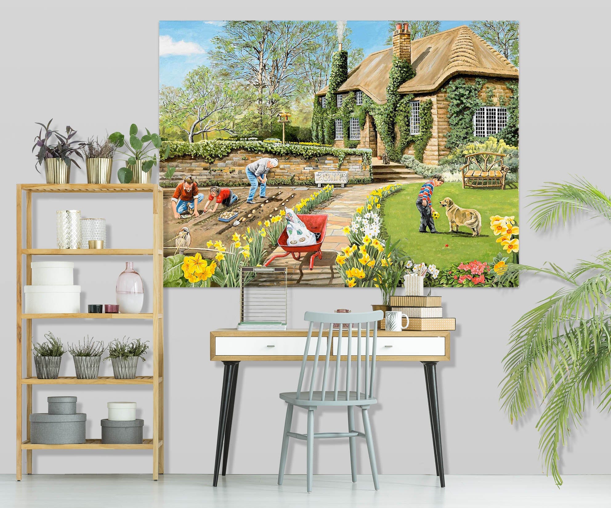 3D Spring Gardening 061 Trevor Mitchell Wall Sticker Wallpaper AJ Wallpaper 2 