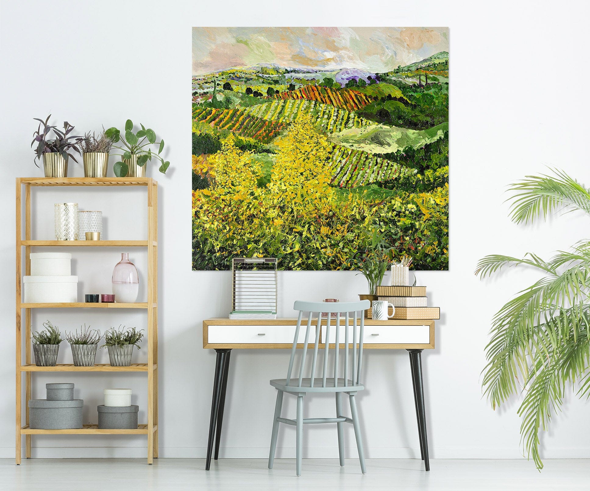 3D Yellow Trees 133 Allan P. Friedlander Wall Sticker Wallpaper AJ Wallpaper 2 