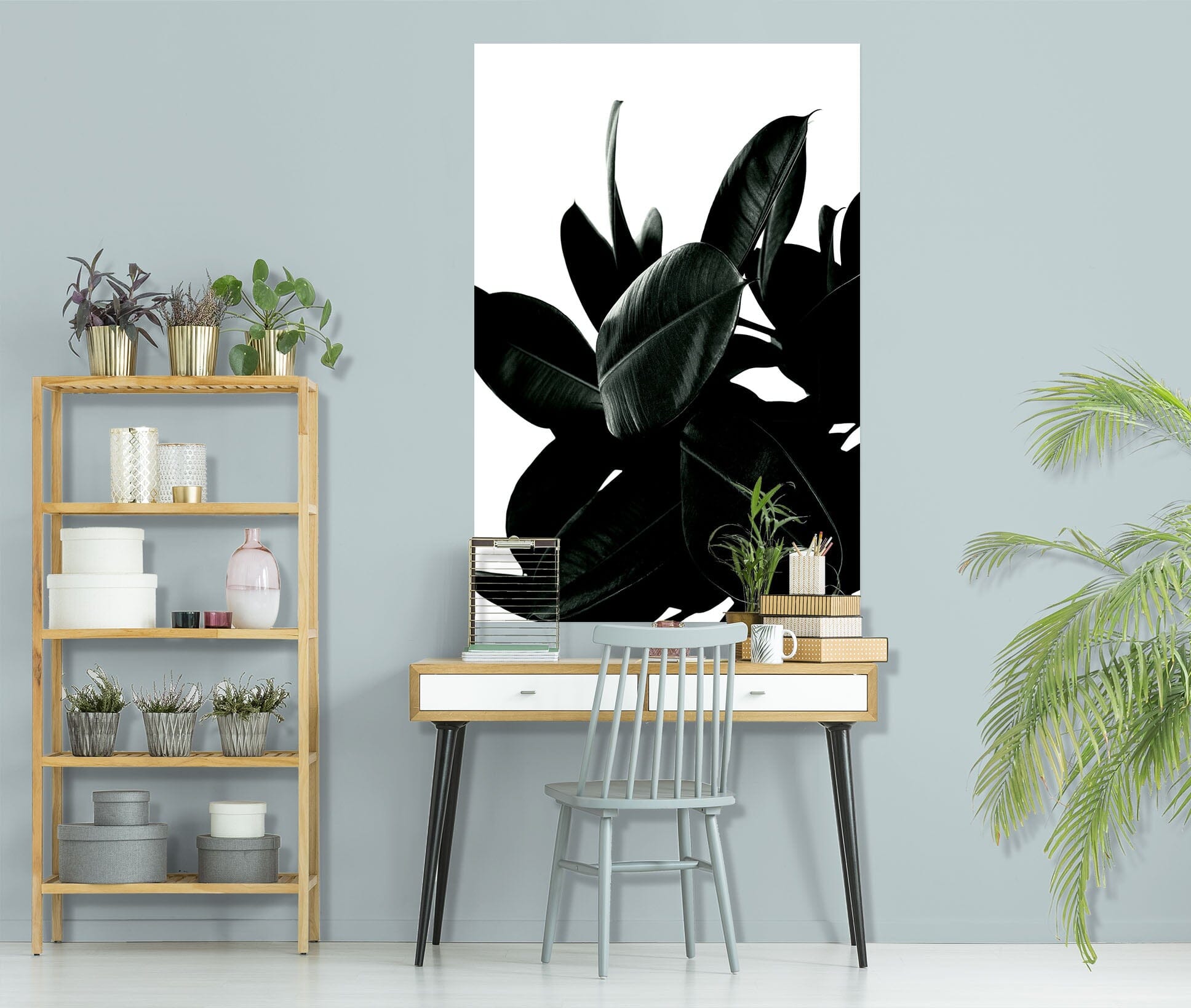 3D Green Leaf 241 Boris Draschoff Wall Sticker Wallpaper AJ Wallpaper 2 