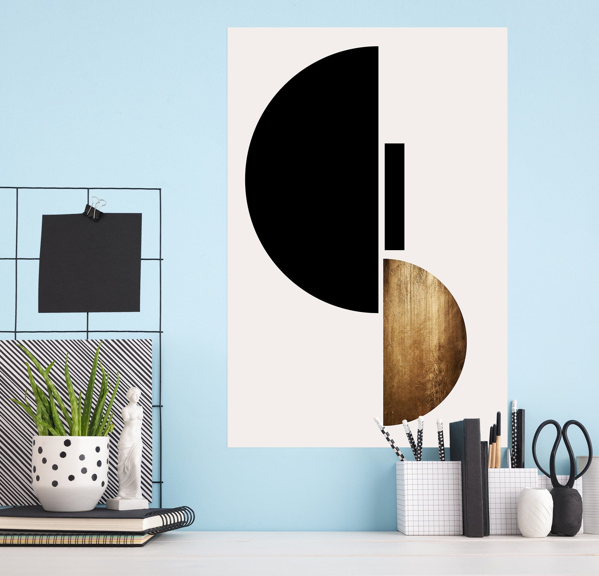 3D Colored Semicircle 212 Boris Draschoff Wall Sticker Wallpaper AJ Wallpaper 2 