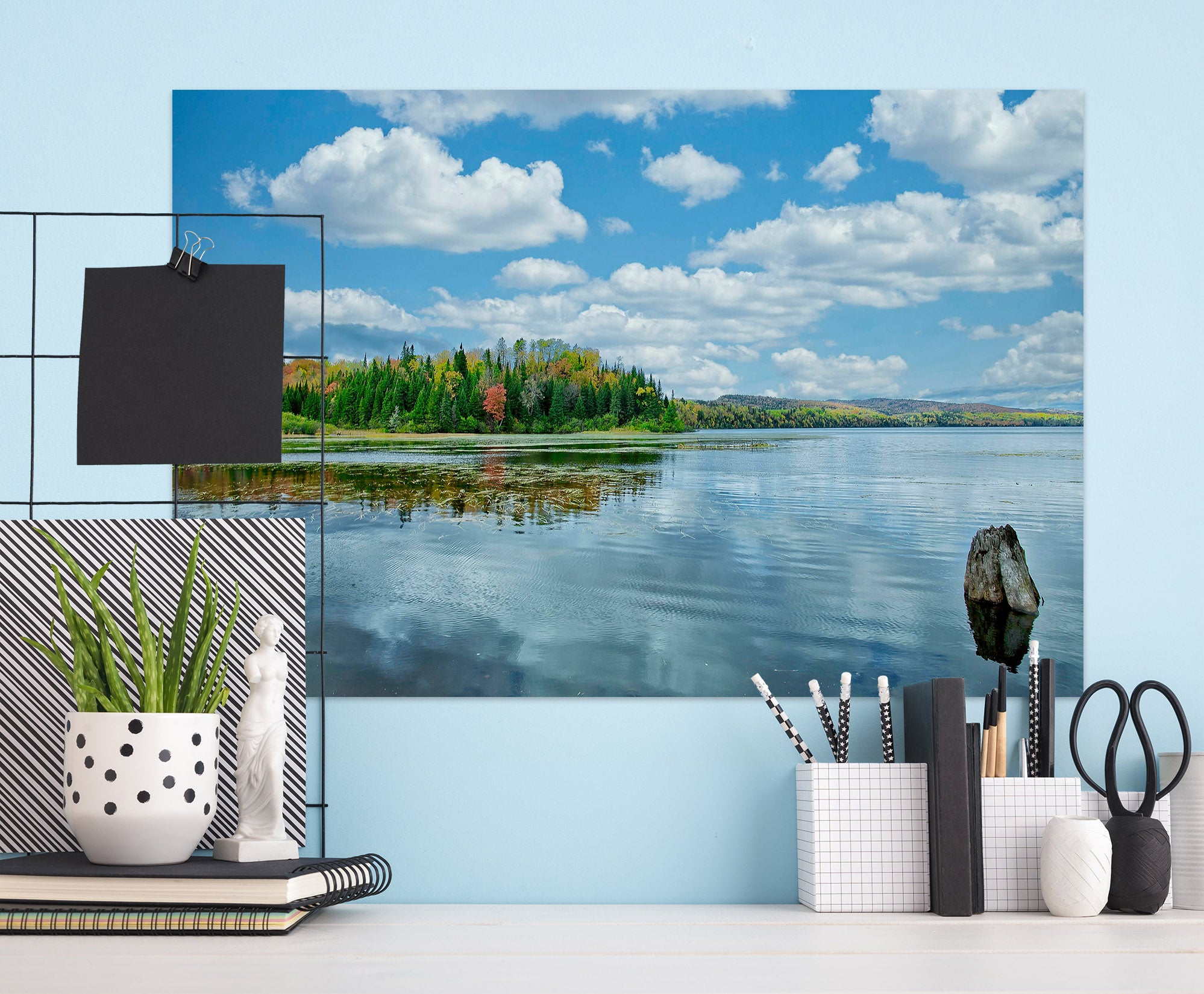 3D Lake Woods 61192 Kathy Barefield Wall Sticker
