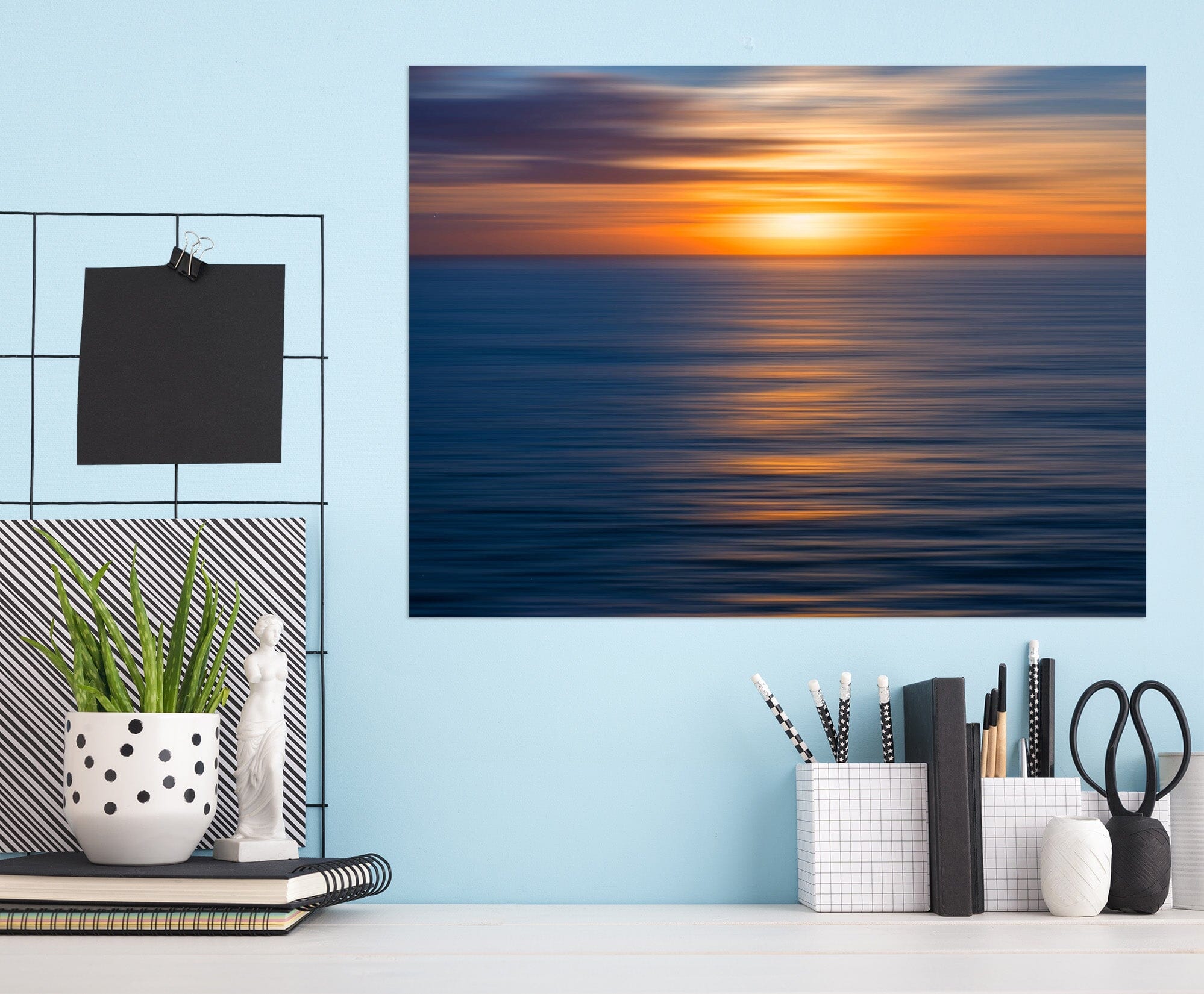 3D Sunset Sea 148 Marco Carmassi Wall Sticker Wallpaper AJ Wallpaper 2 