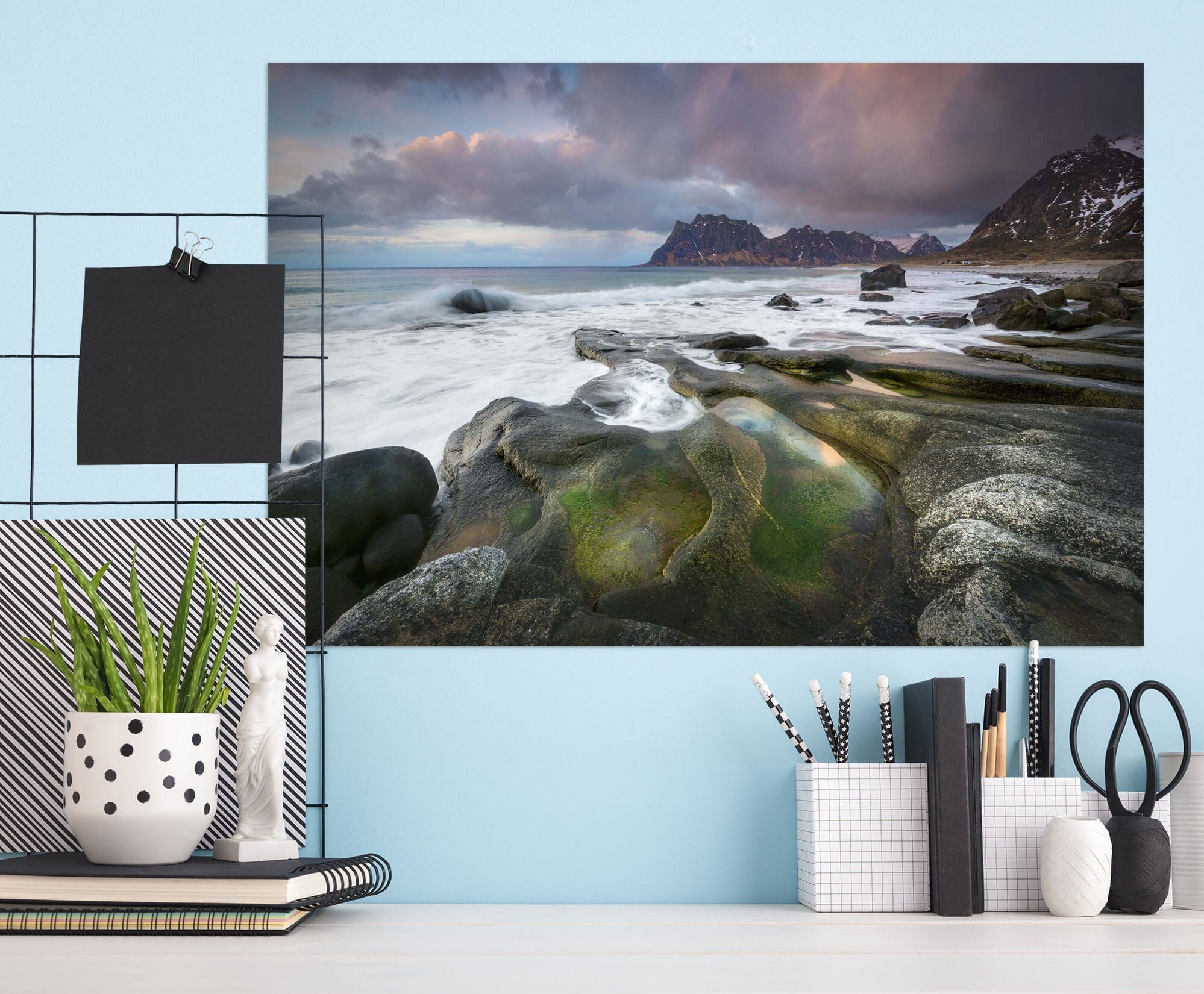 3D Sea Stones 184 Marco Carmassi Wall Sticker Wallpaper AJ Wallpaper 2 