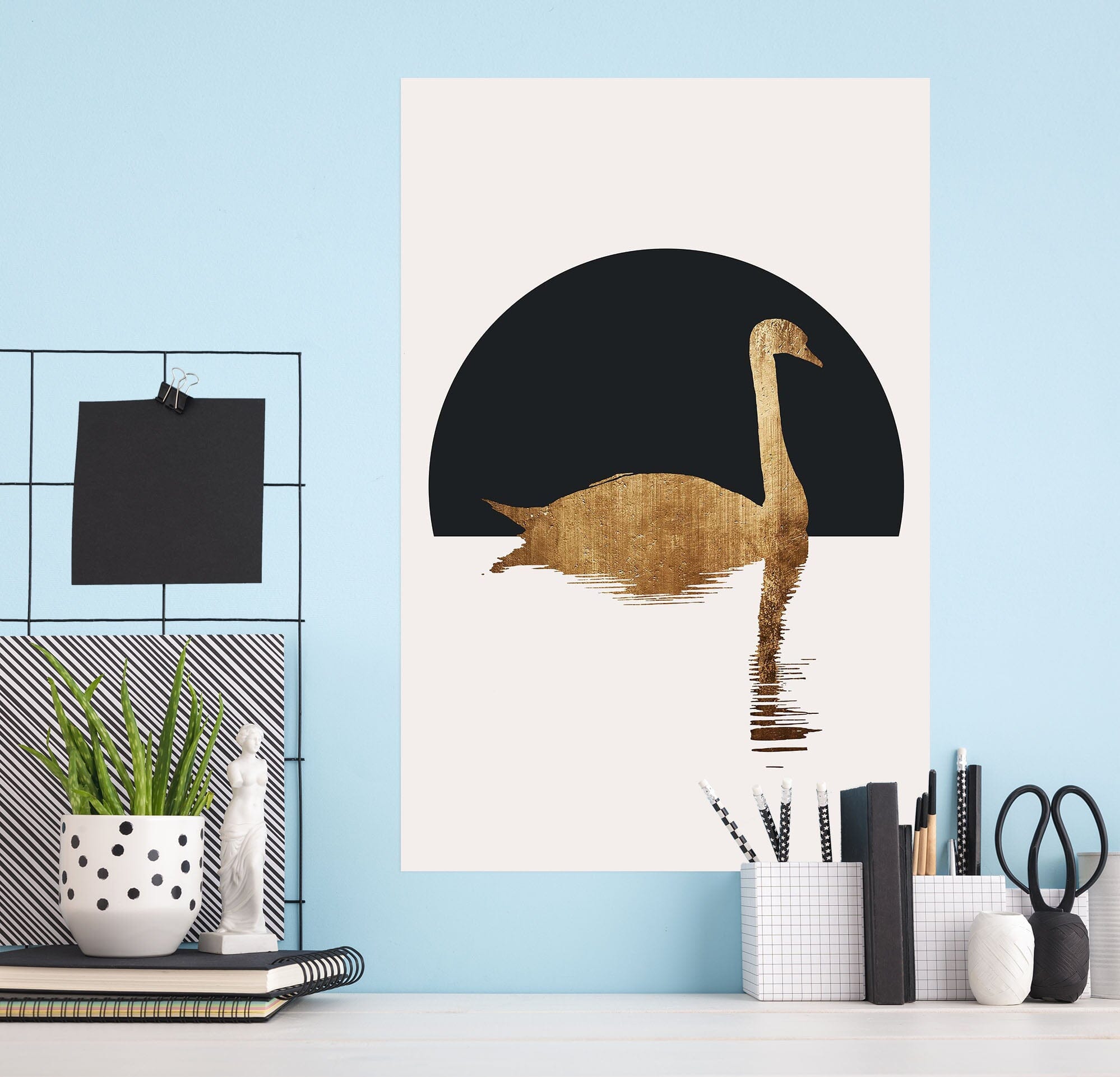 3D Swan Lake 226 Boris Draschoff Wall Sticker Wallpaper AJ Wallpaper 2 