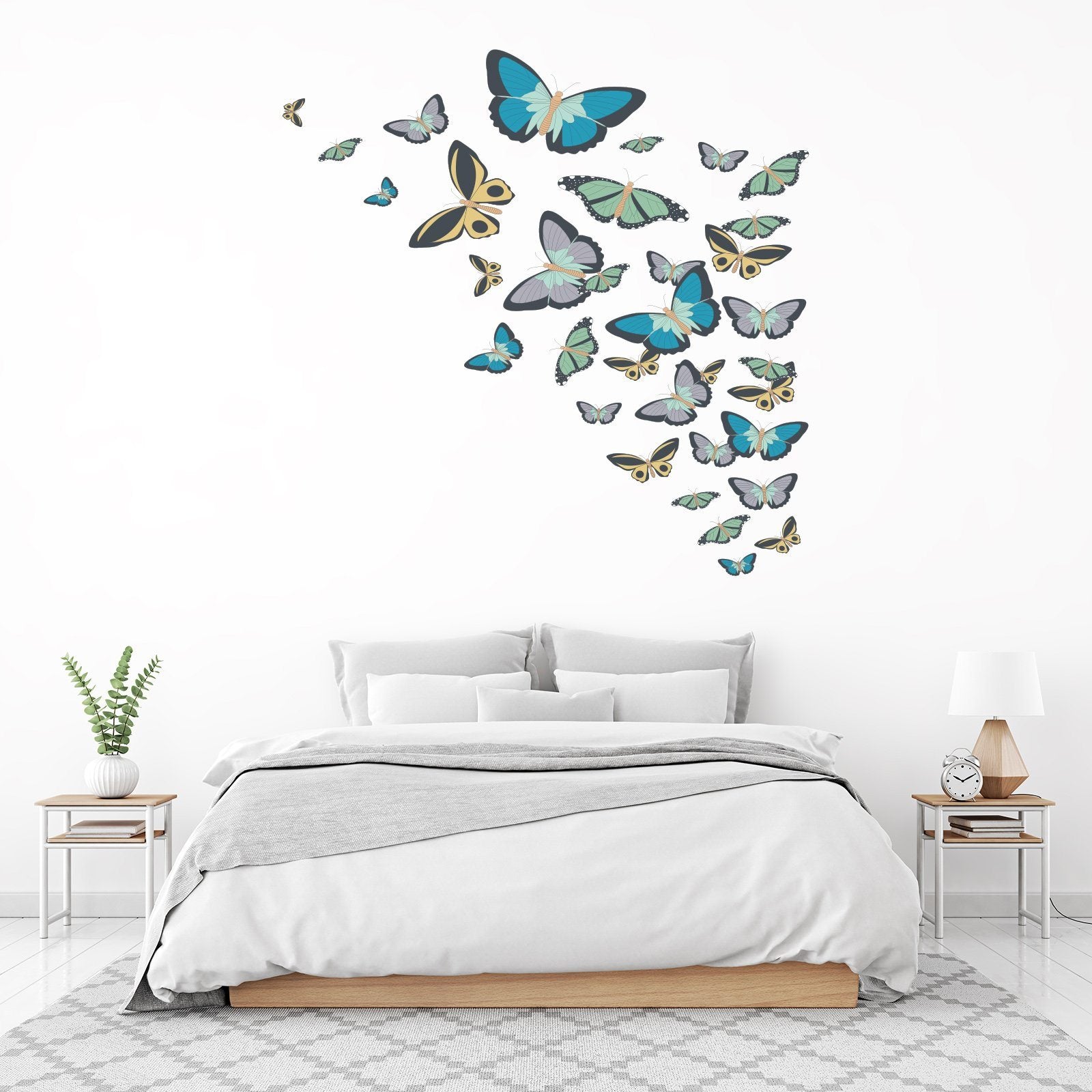3D Butterfly Group 134 Wall Stickers Wallpaper AJ Wallpaper 