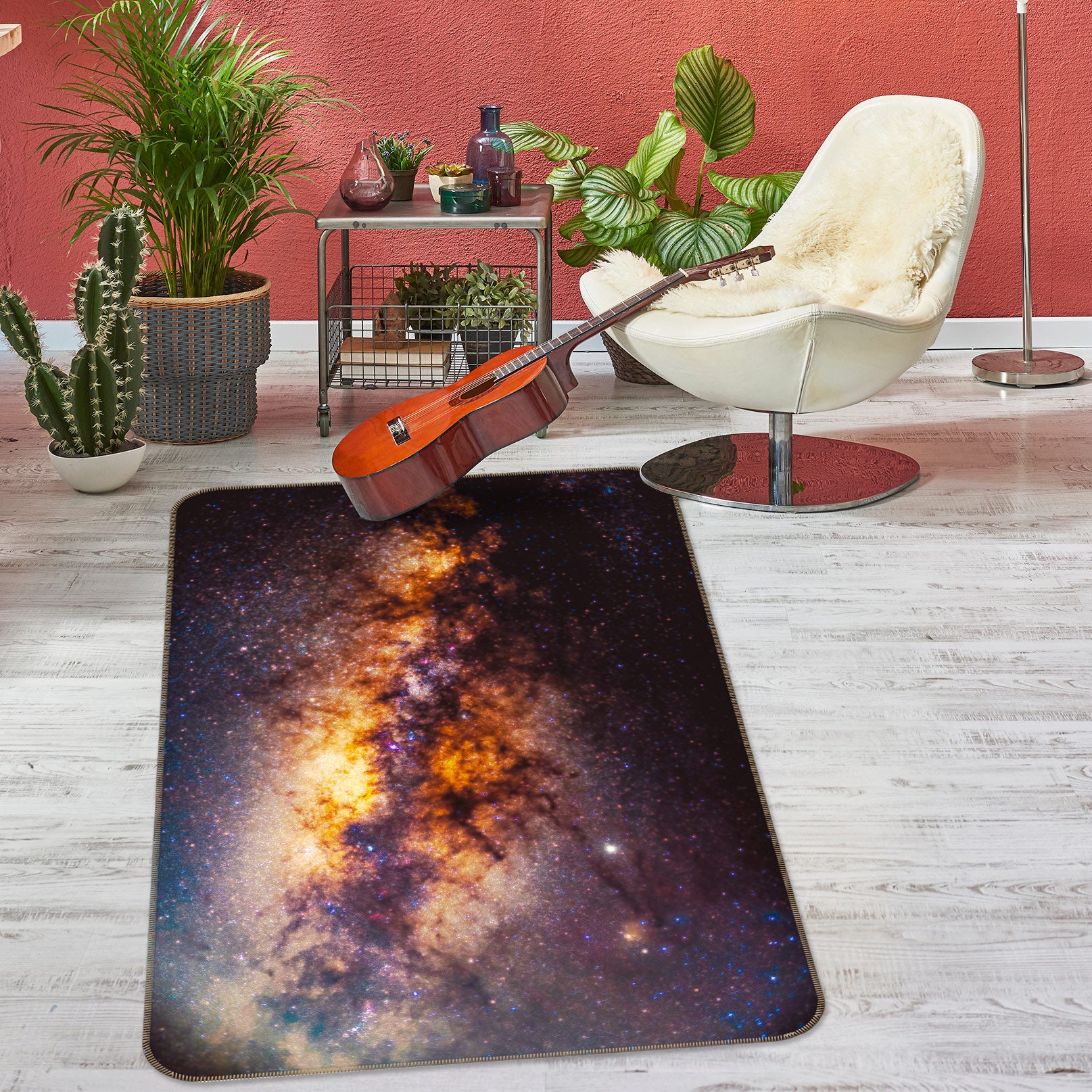 3D Starry Sky 27056 Non Slip Rug Mat