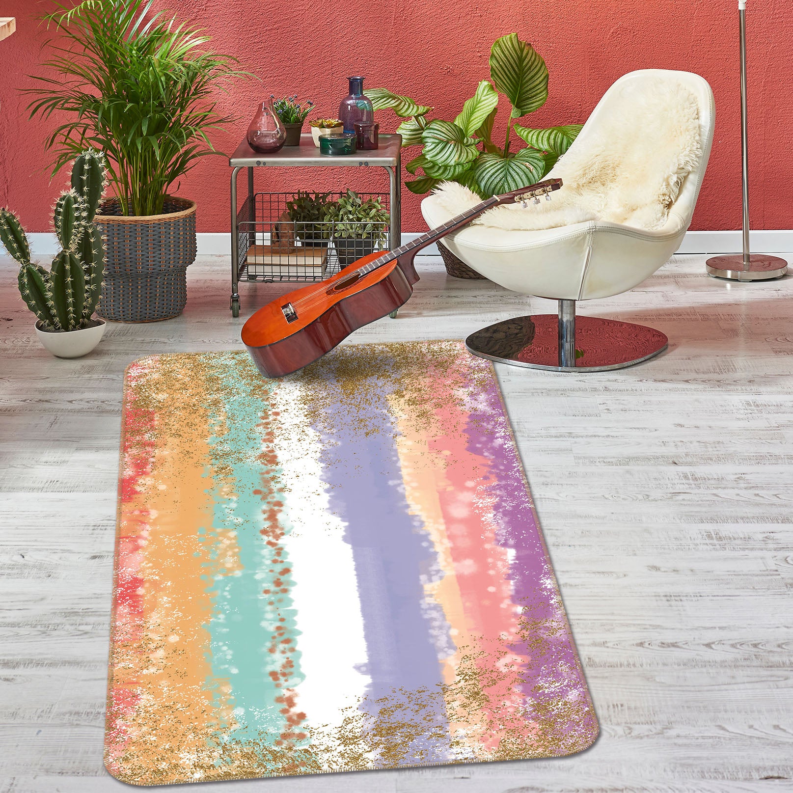 3D Colorful 27169 Non Slip Rug Mat