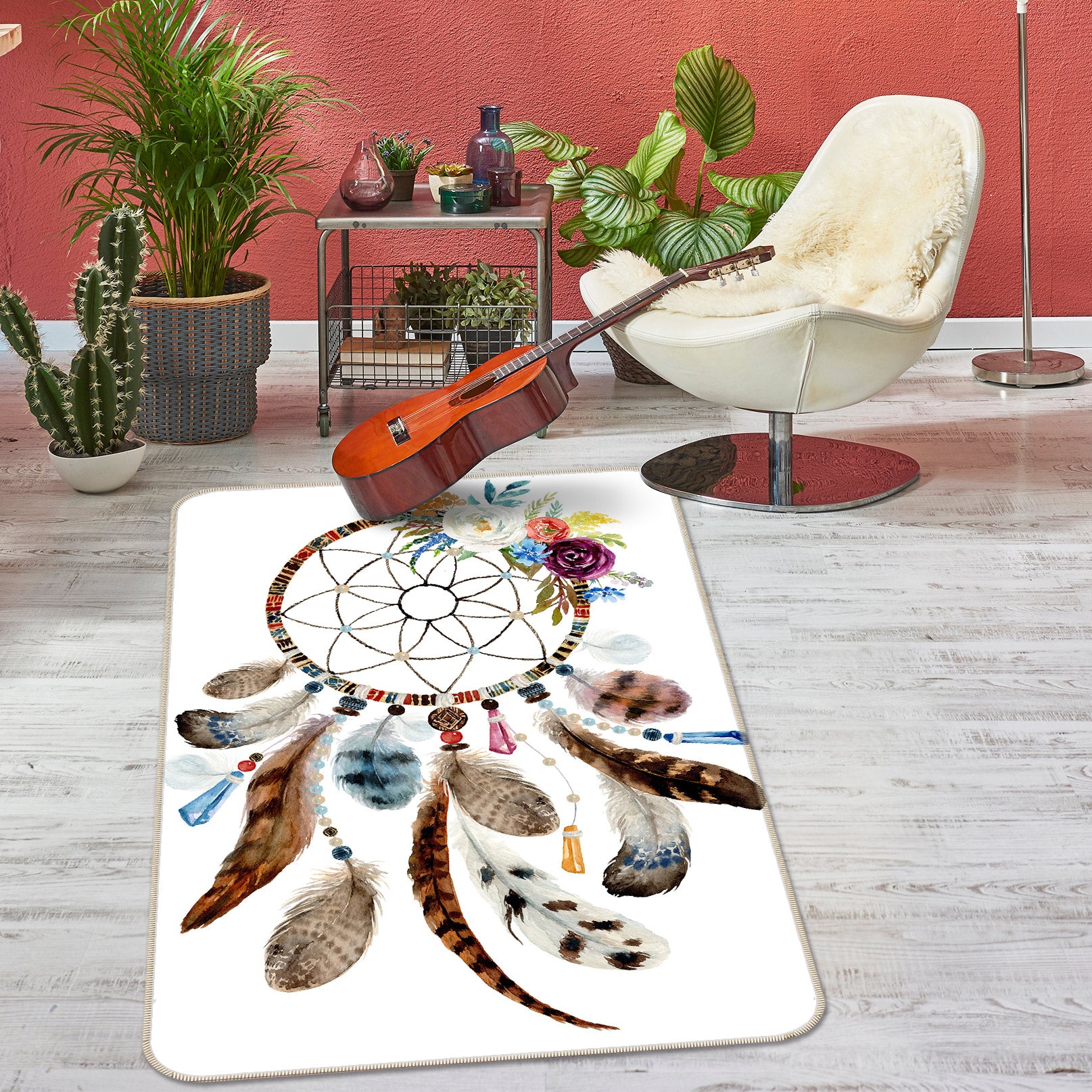3D Dreamcatcher 37131 Non Slip Rug Mat