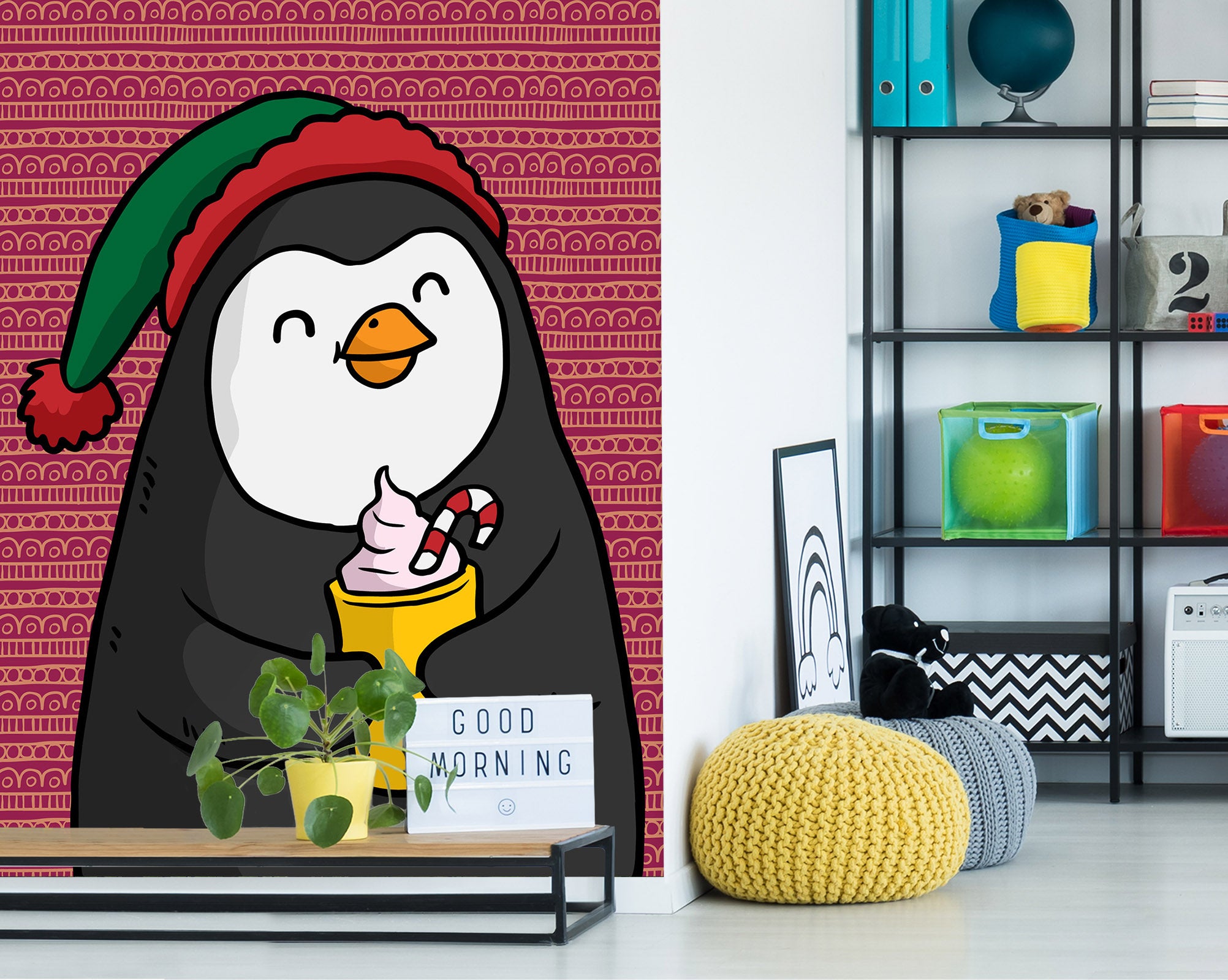 3D Penguin 58108 Wall Murals