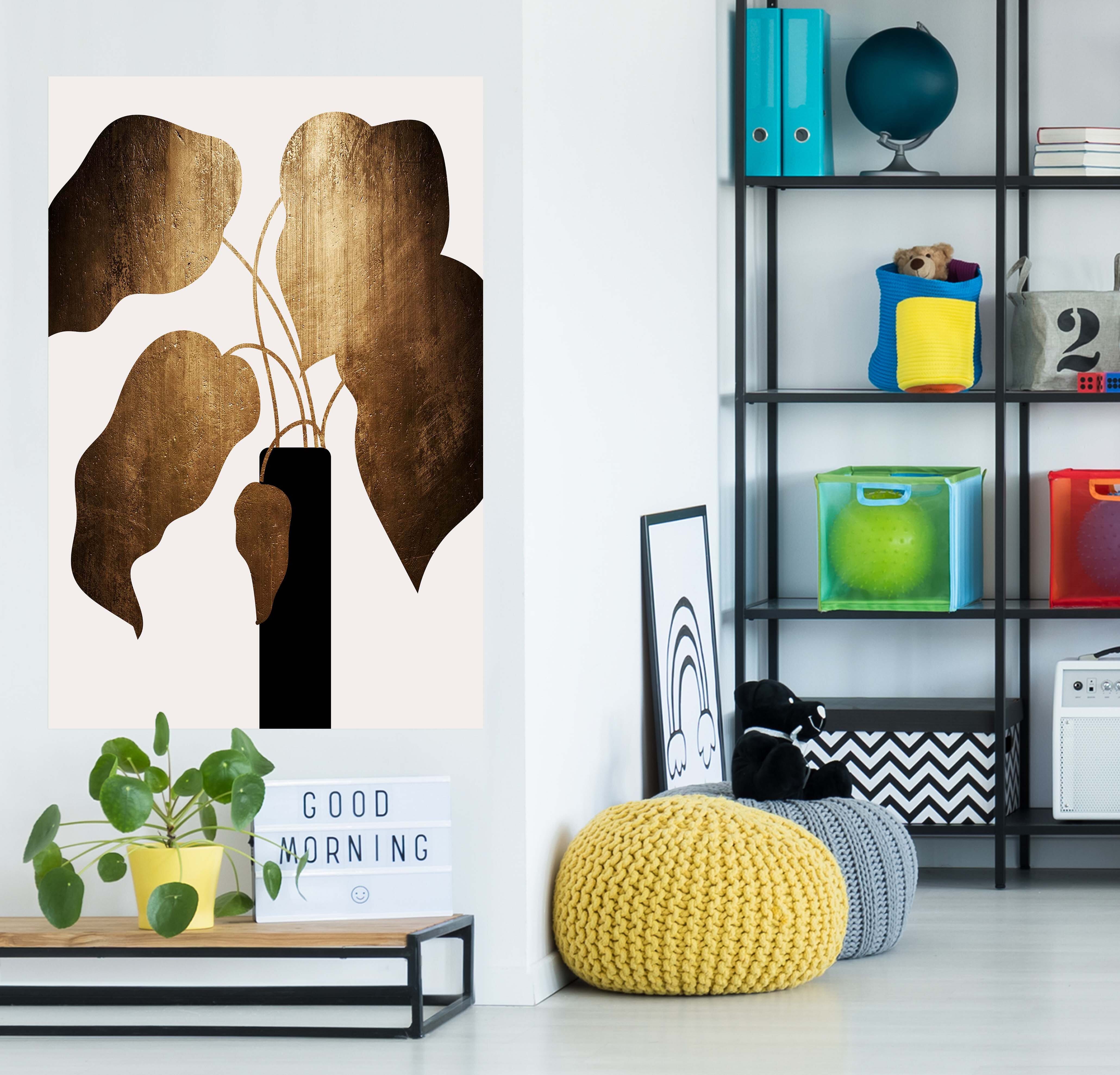 3D Sunny Leaves 102 Boris Draschoff Wall Sticker Wallpaper AJ Wallpaper 2 