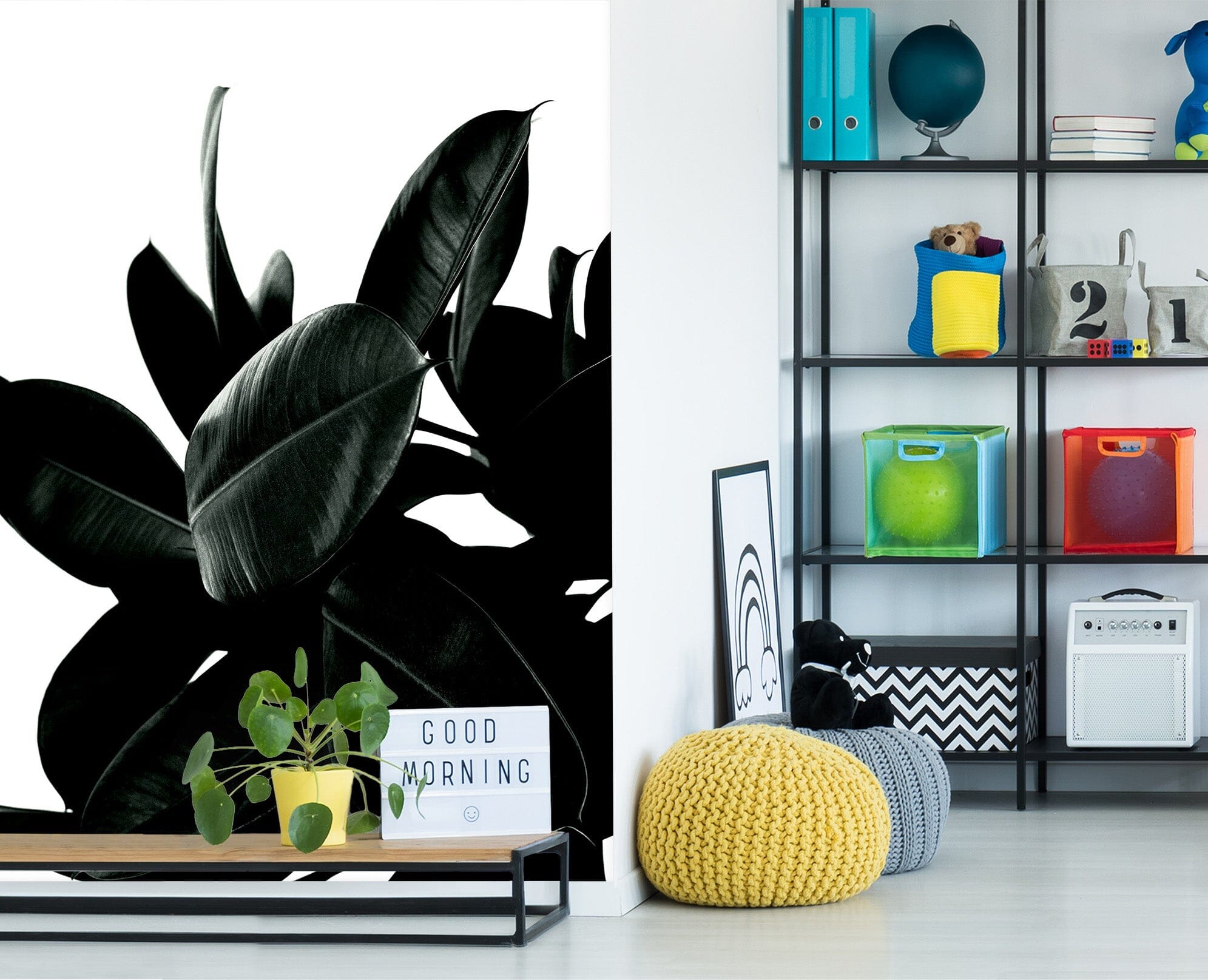 3D Green Leaf 1540 Boris Draschoff Wall Mural Wall Murals Wallpaper AJ Wallpaper 2 