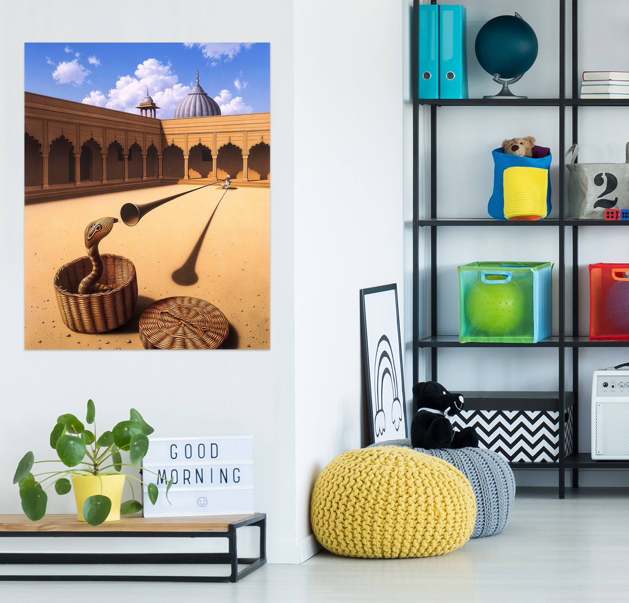 3D Snake Charmer 85204 Jerry LoFaro Wall Sticker