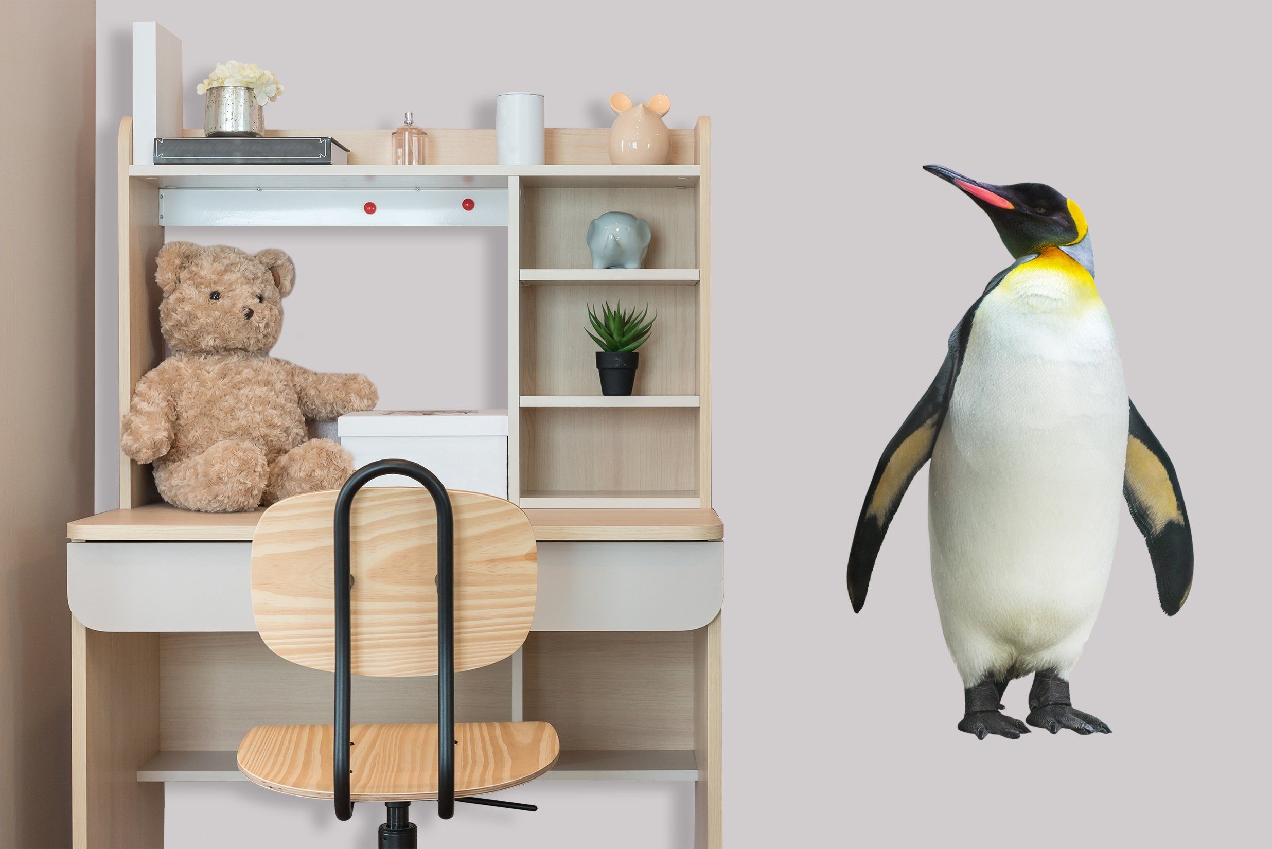 3D Penguin 205 Animals Wall Stickers Wallpaper AJ Wallpaper 