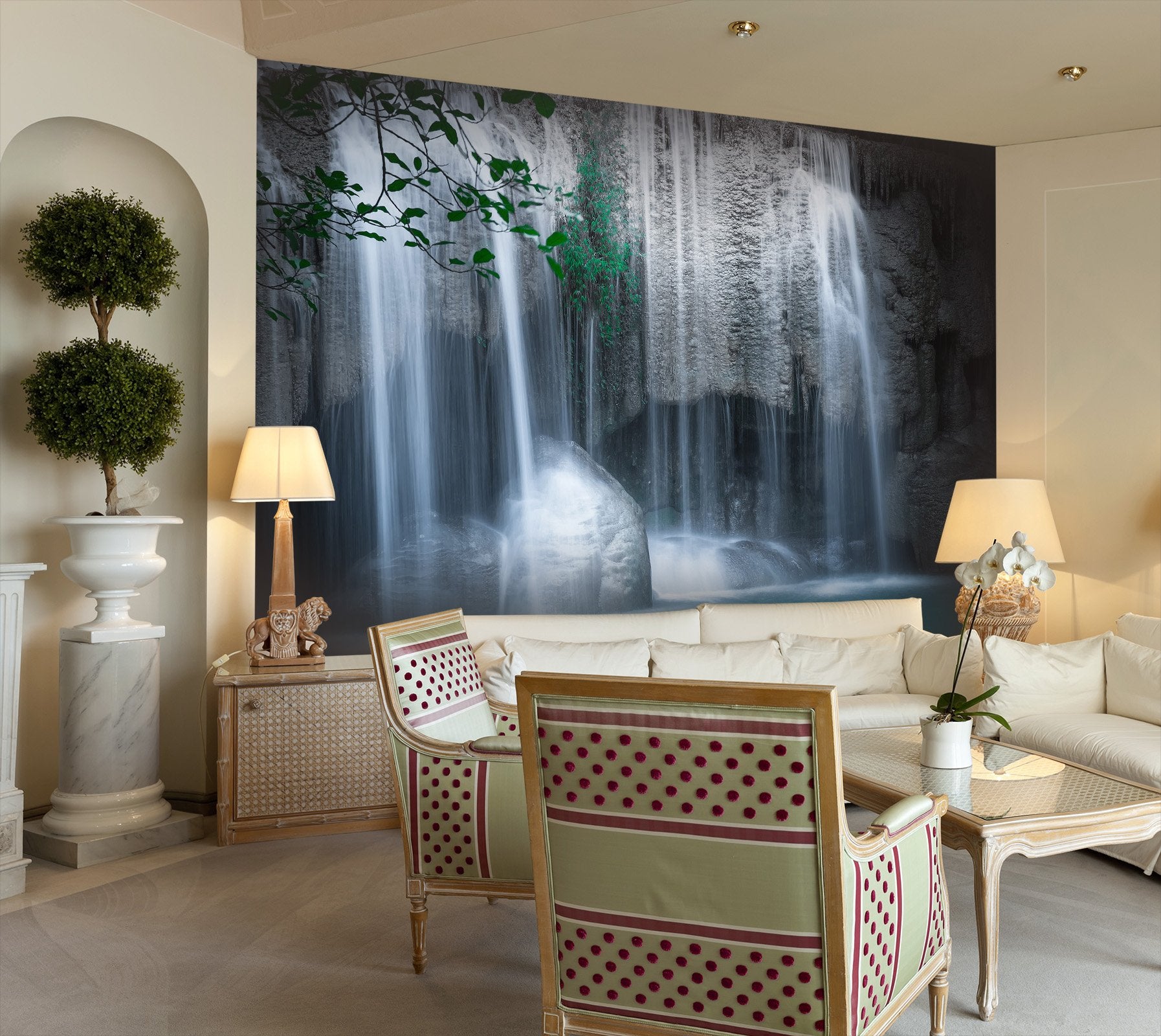 3D Waterfall 24 Wall Murals Wallpaper AJ Wallpaper 
