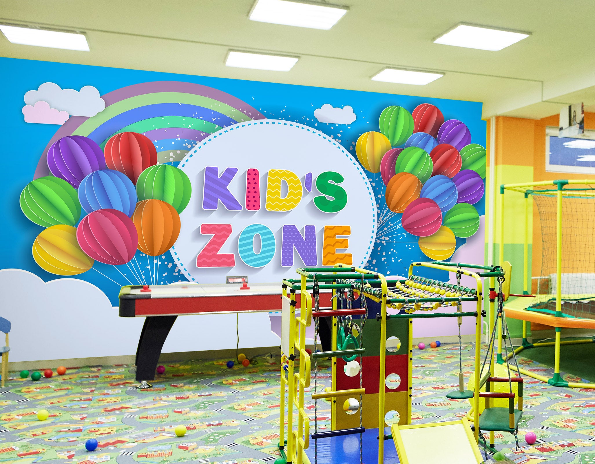 3D Colorful Balloons 1428 Indoor Play Centres Wall Murals