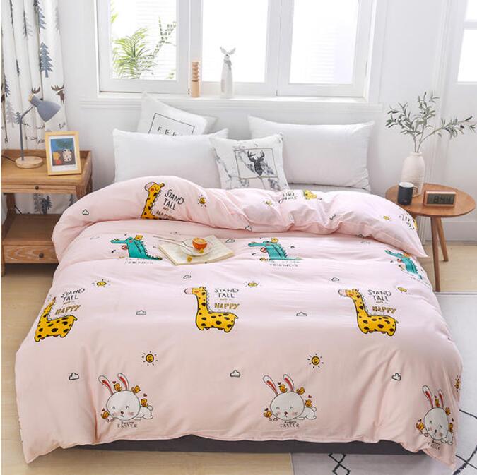 3D Giraffe Rabbit 3161 Bed Pillowcases Quilt