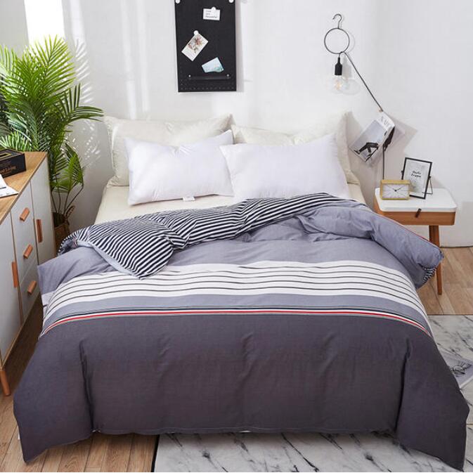 3D Gray White Bars 2040 Bed Pillowcases Quilt