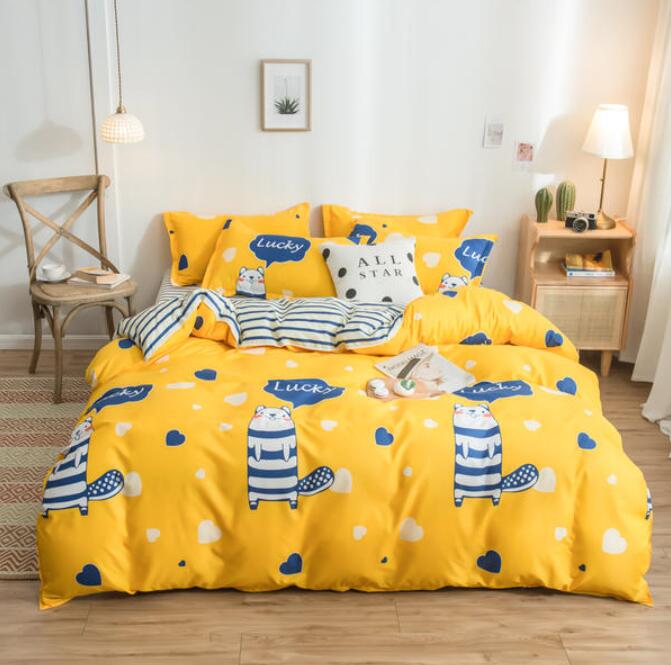 3D Cartoon Squirrel 4075 Bed Pillowcases Quilt