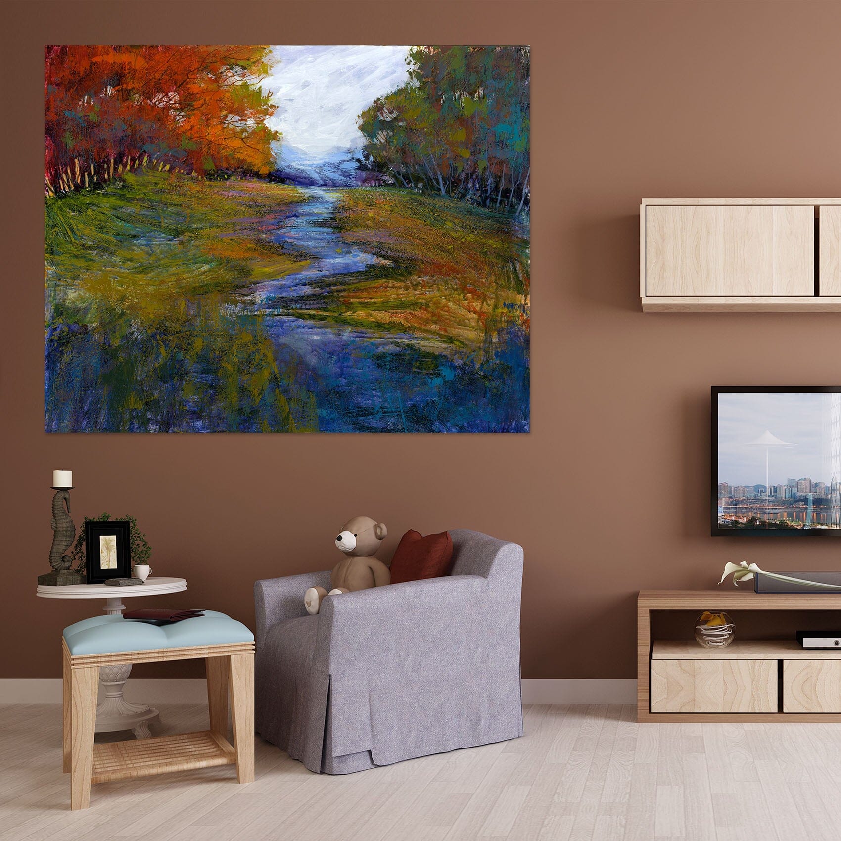 3D Clear Stream 045 Michael Tienhaara Wall Sticker Wallpaper AJ Wallpaper 2 