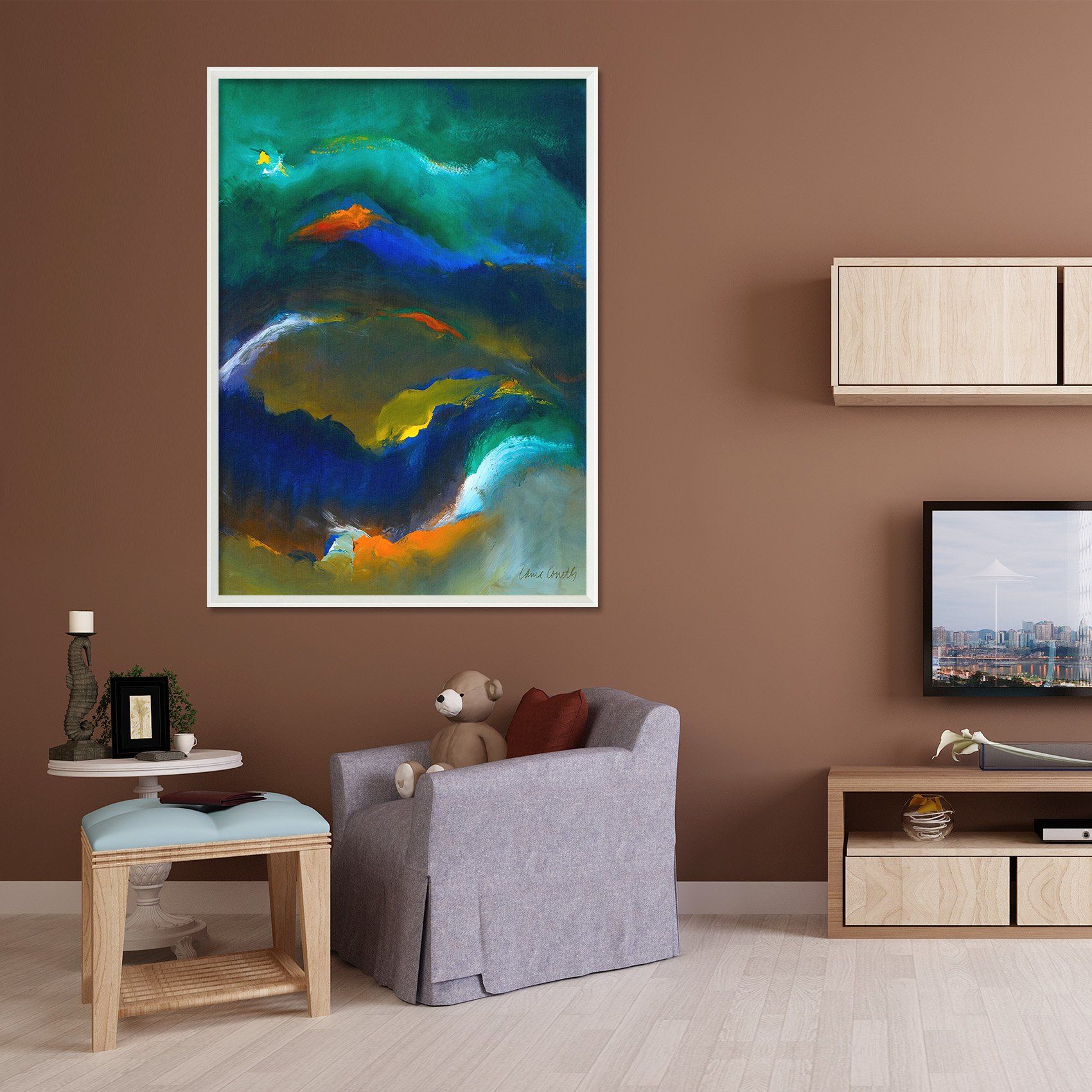 3D Graffiti Sway 114 Fake Framed Print Painting Wallpaper AJ Creativity Home 