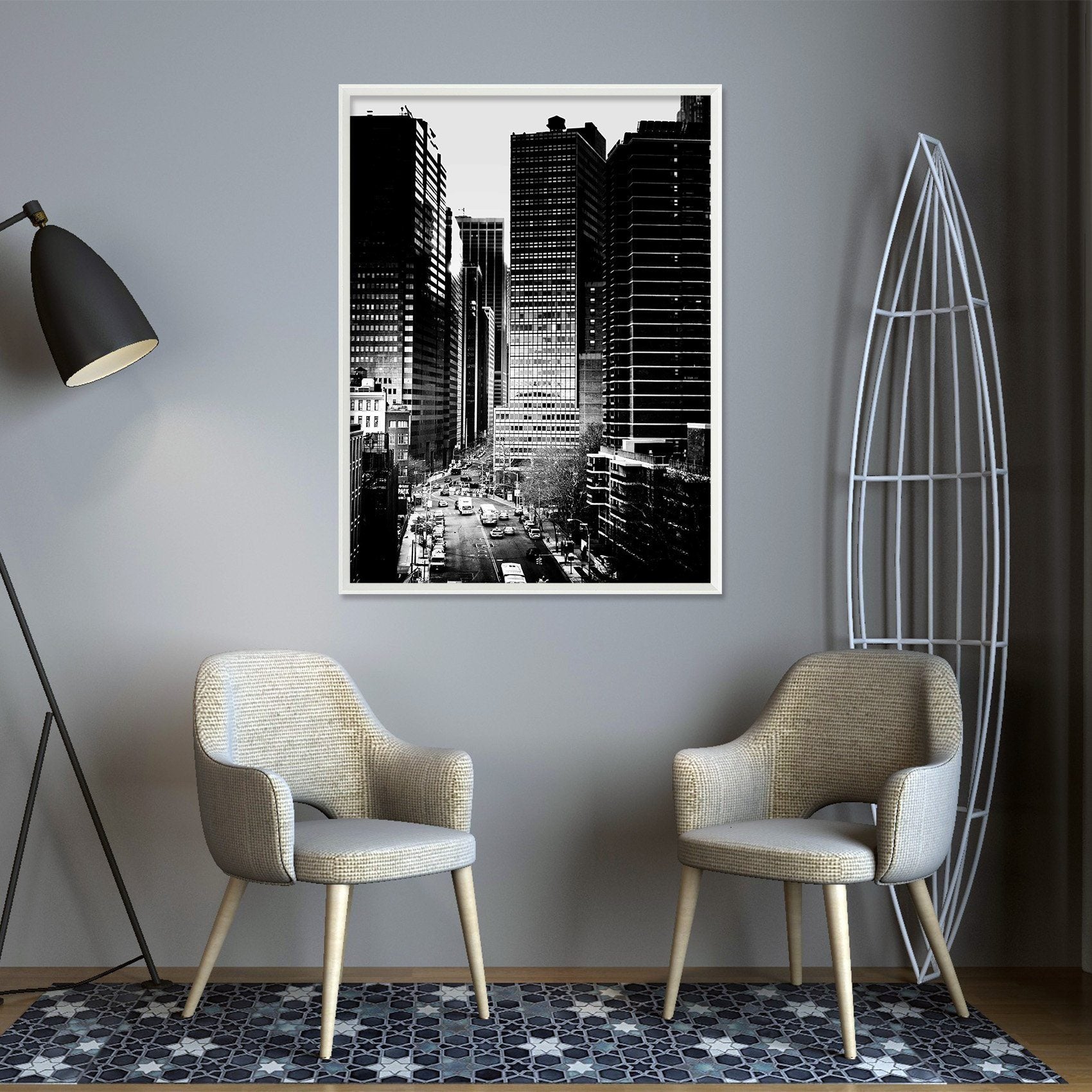 3D Beautiful Building 063 Fake Framed Print Painting Wallpaper AJ Creativity Home 