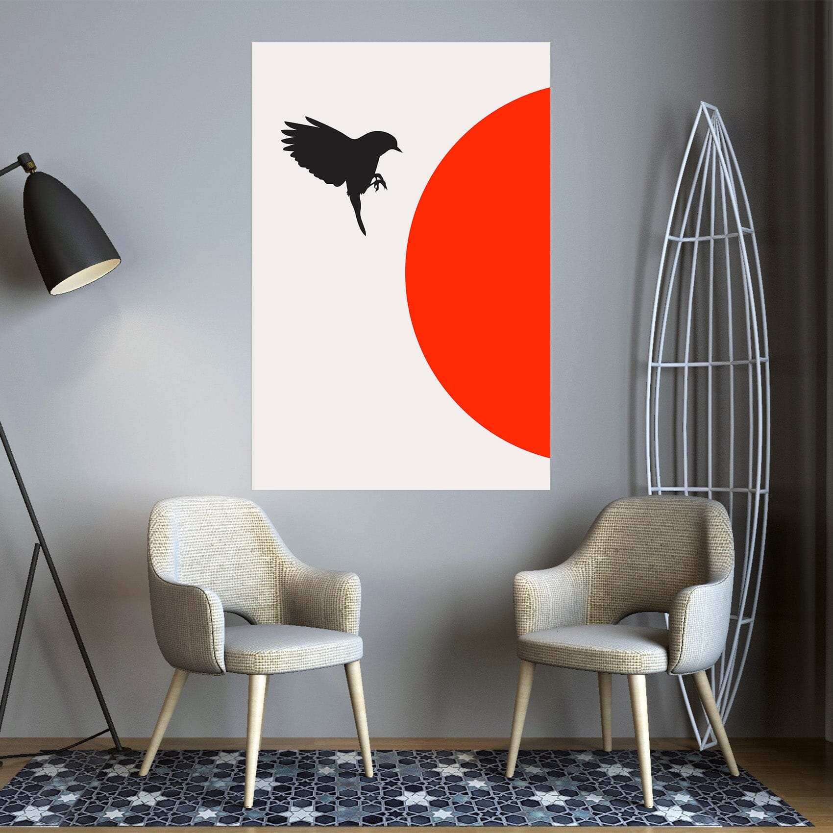 3D Flying Bird 128 Boris Draschoff Wall Sticker Wallpaper AJ Wallpaper 2 