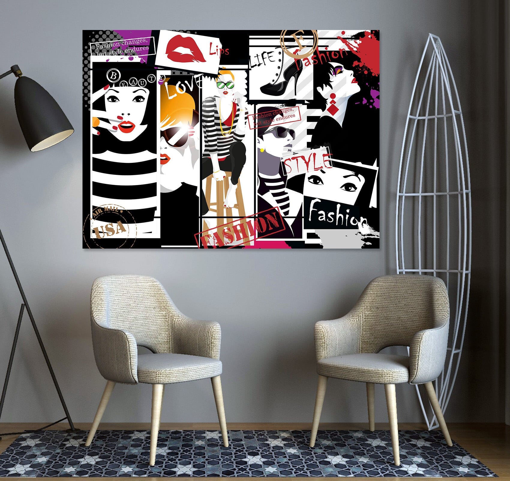 3D High Heels Woman 1041 Wall Sticker Wallpaper AJ Wallpaper 2 