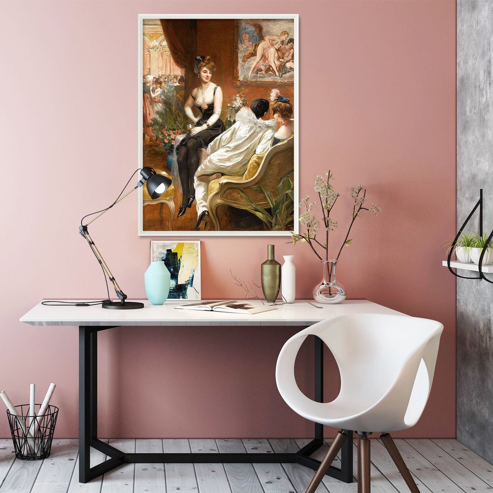 3D Loving Eyes 146 Fake Framed Print Painting Wallpaper AJ Creativity Home 