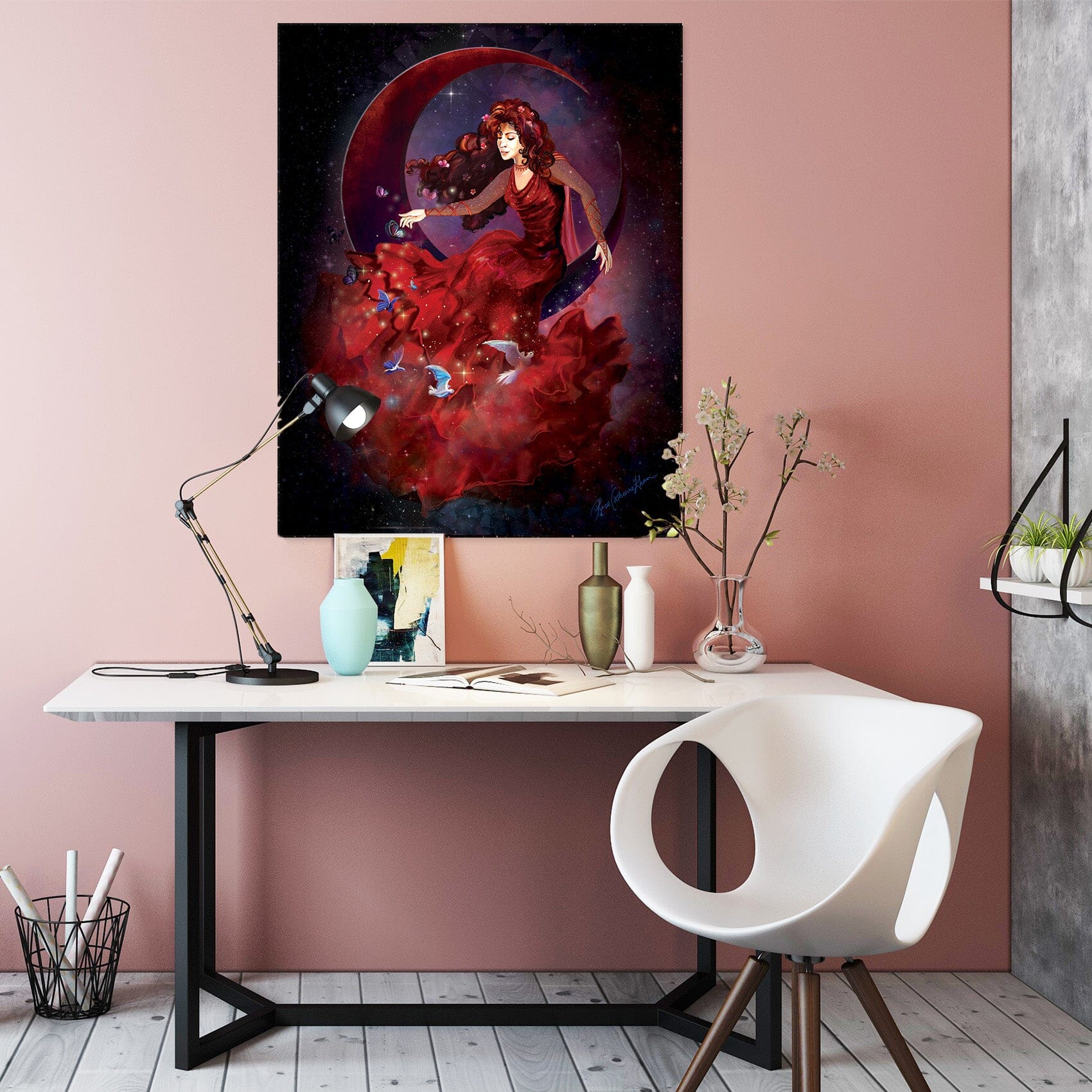 3D Cold Girl 119 Rose Catherine Khan Wall Sticker Wallpaper AJ Wallpaper 2 