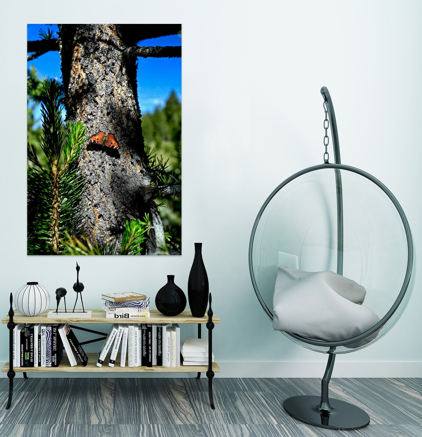 3D Butterfly Trunk 61204 Kathy Barefield Wall Sticker