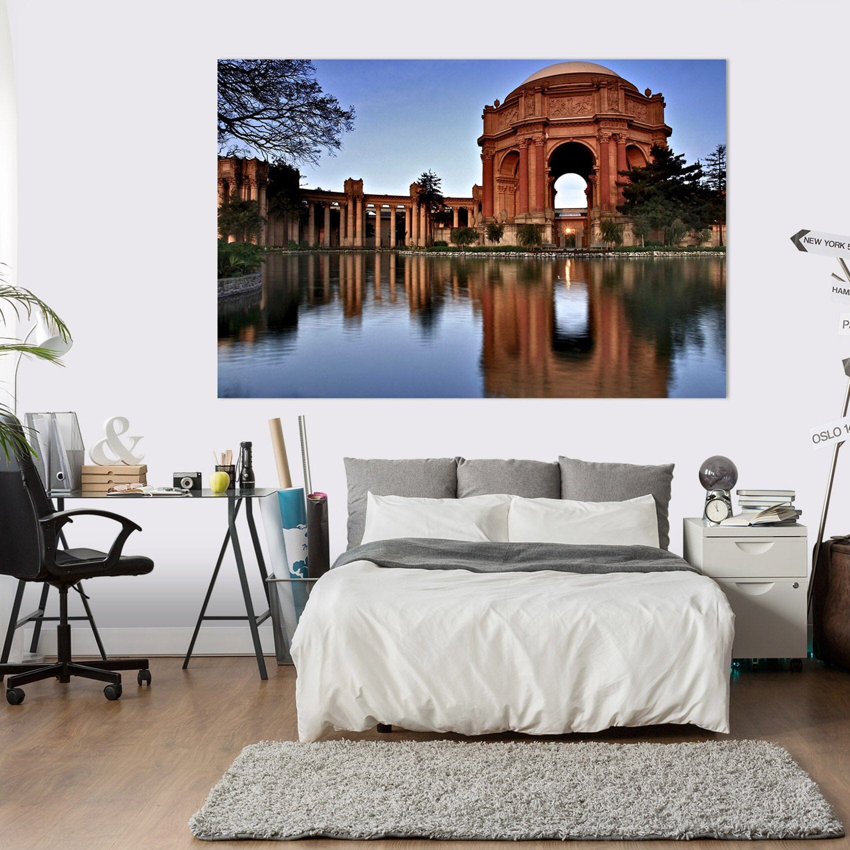 3D Waterside City 027 Kathy Barefield Wall Sticker Wallpaper AJ Wallpaper 2 