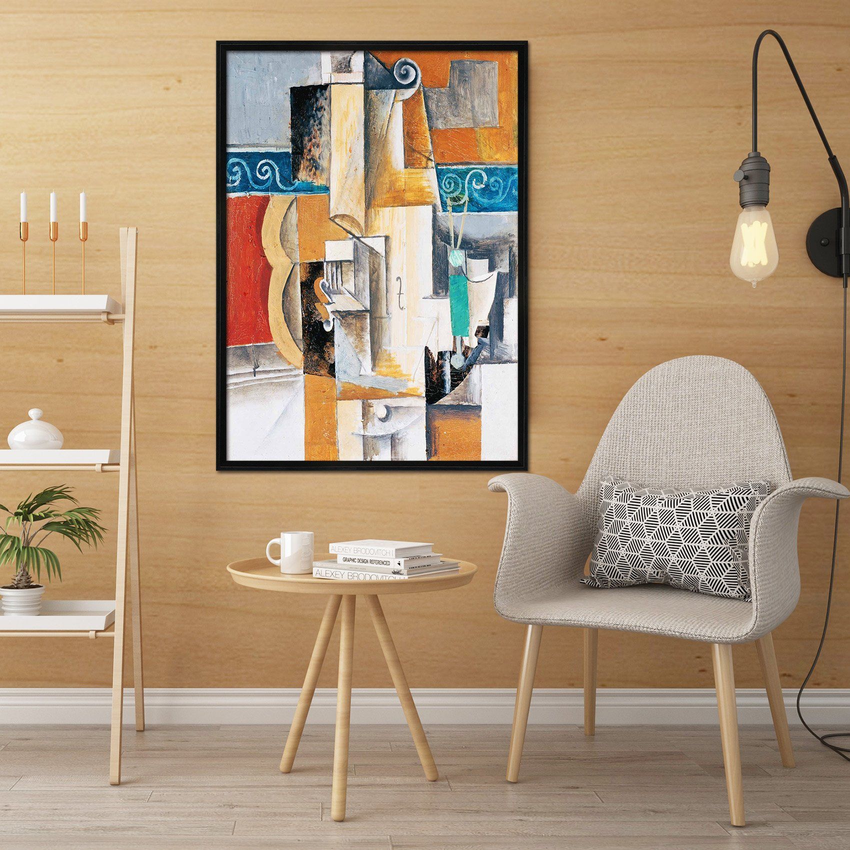 3D Mosaic Painting 130 Fake Framed Print Painting Wallpaper AJ Creativity Home 