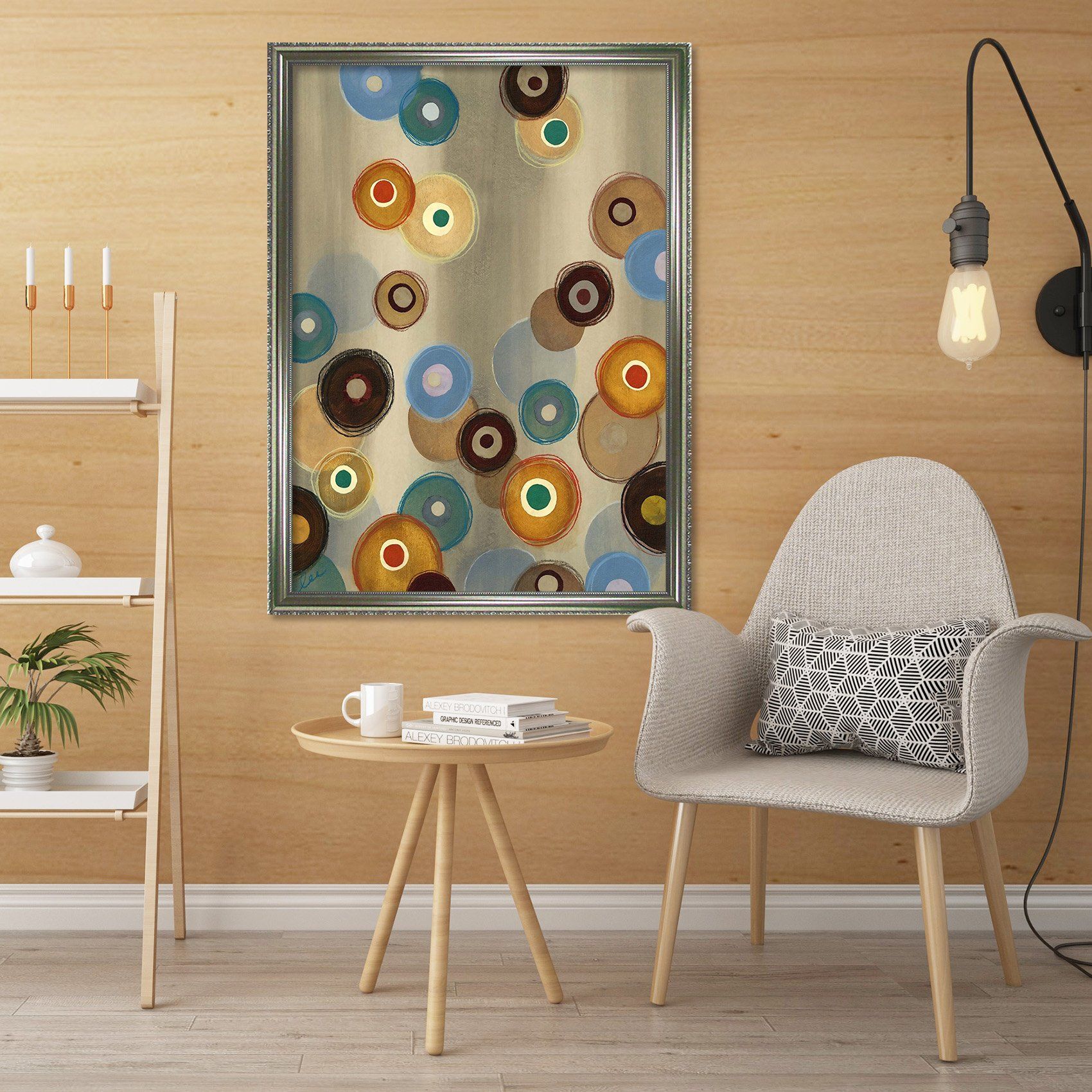 3D Circle In Circle 118 Fake Framed Print Painting Wallpaper AJ Creativity Home 