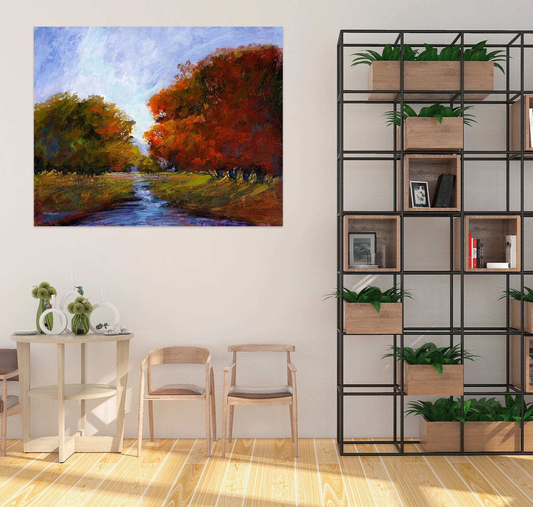 3D Forest River 001 Michael Tienhaara Wall Sticker Wallpaper AJ Wallpaper 2 