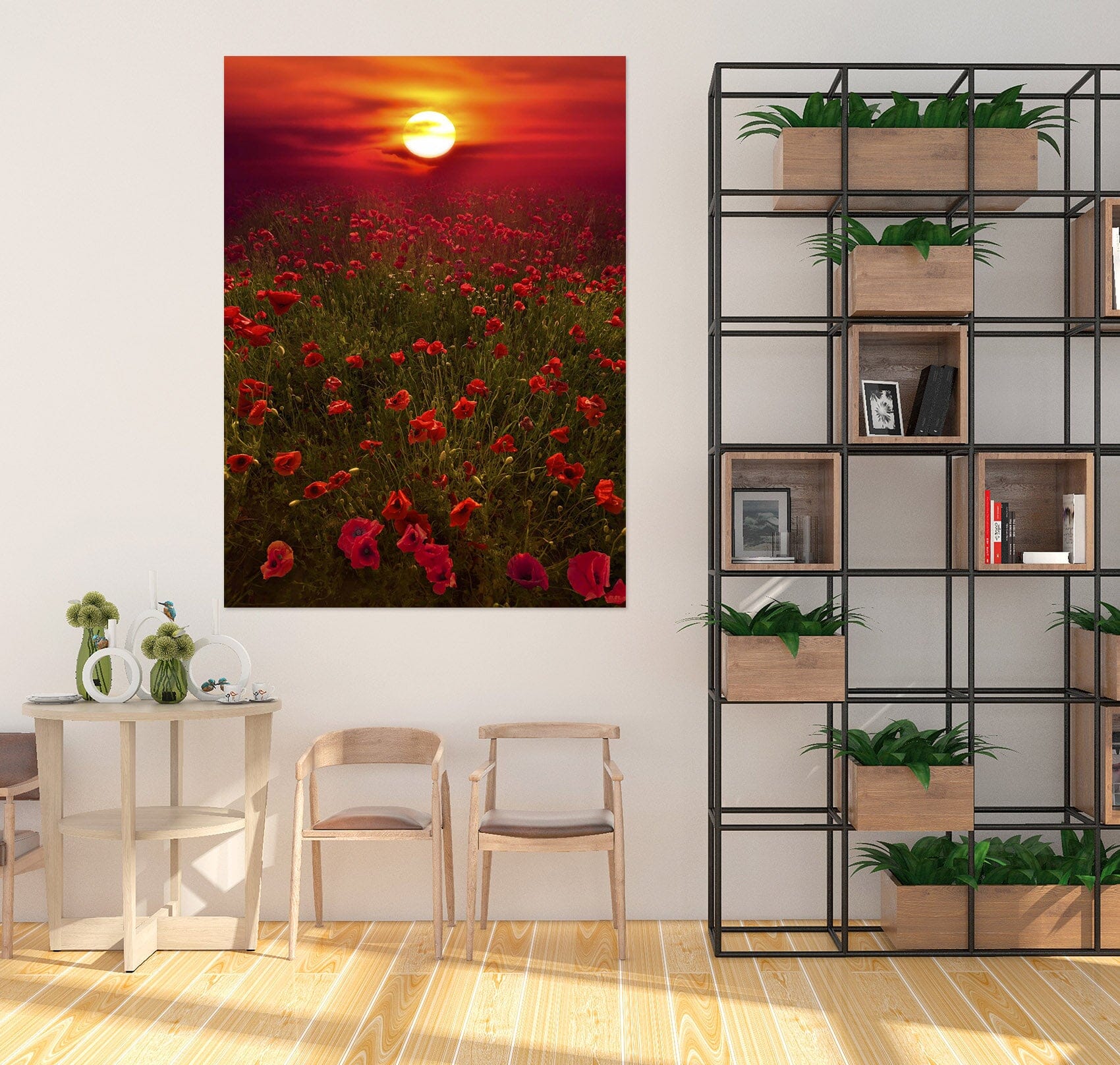 3D Sunset Garden 238 Marco Carmassi Wall Sticker Wallpaper AJ Wallpaper 2 