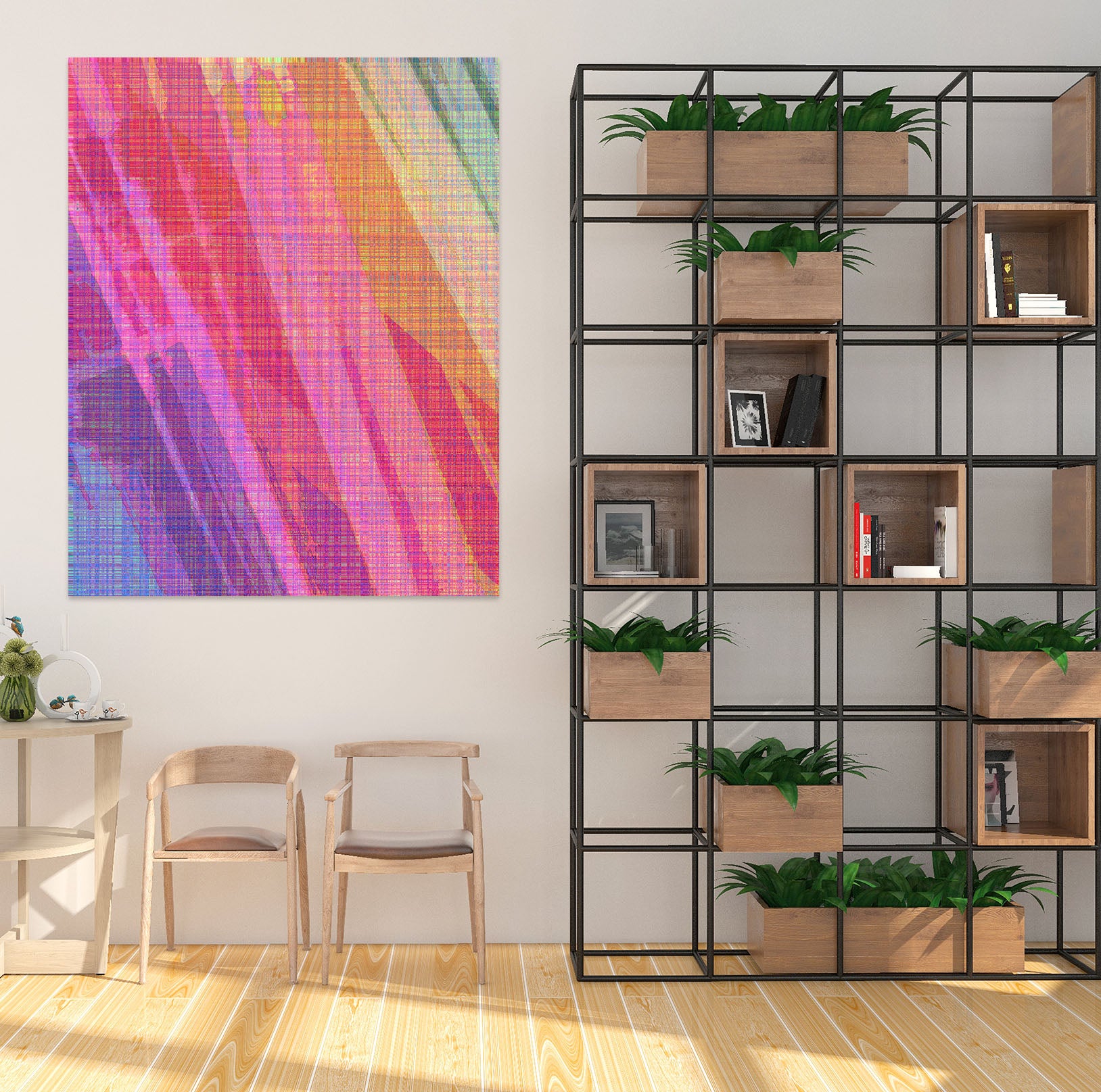 3D Abstract Rainbow 70157 Shandra Smith Wall Sticker