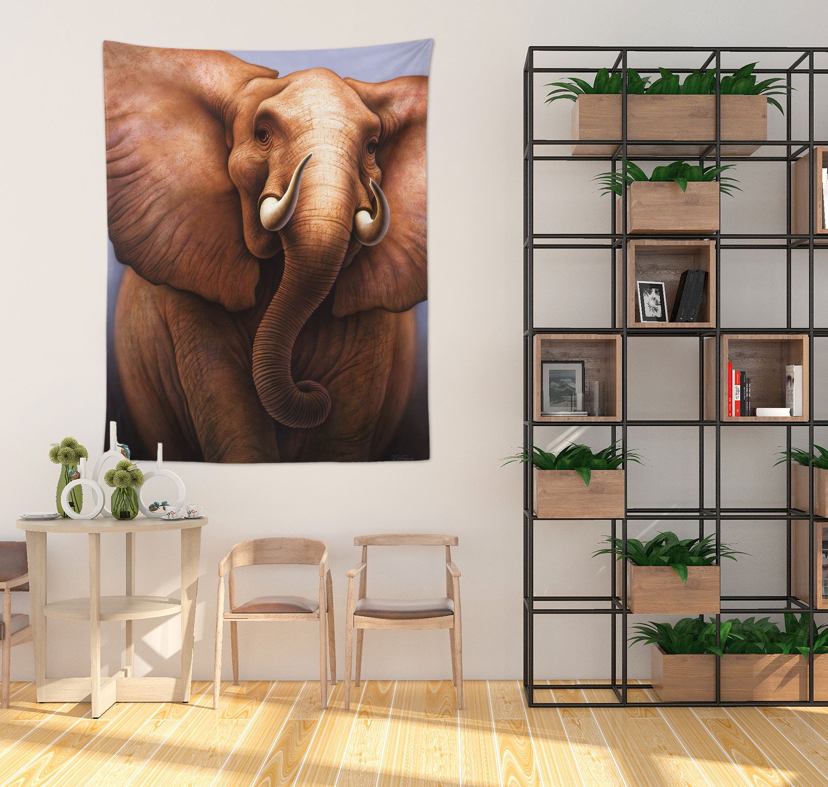 3D Elephant 111149 Jerry LoFaro Tapestry Hanging Cloth Hang