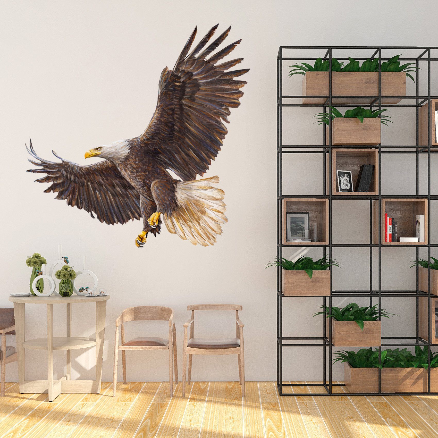 3D Eagle 029 Animals Wall Stickers Wallpaper AJ Wallpaper 