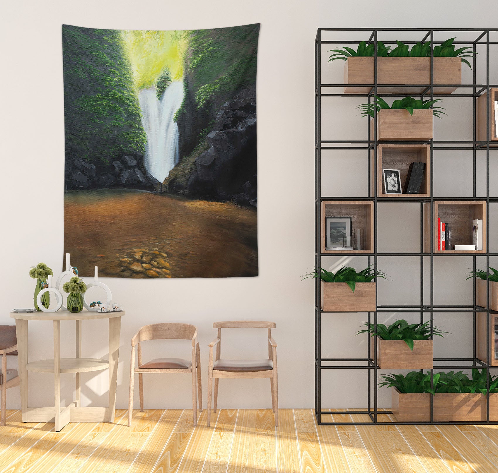 3D Waterfall Stone 5288 Marina Zotova Tapestry Hanging Cloth Hang