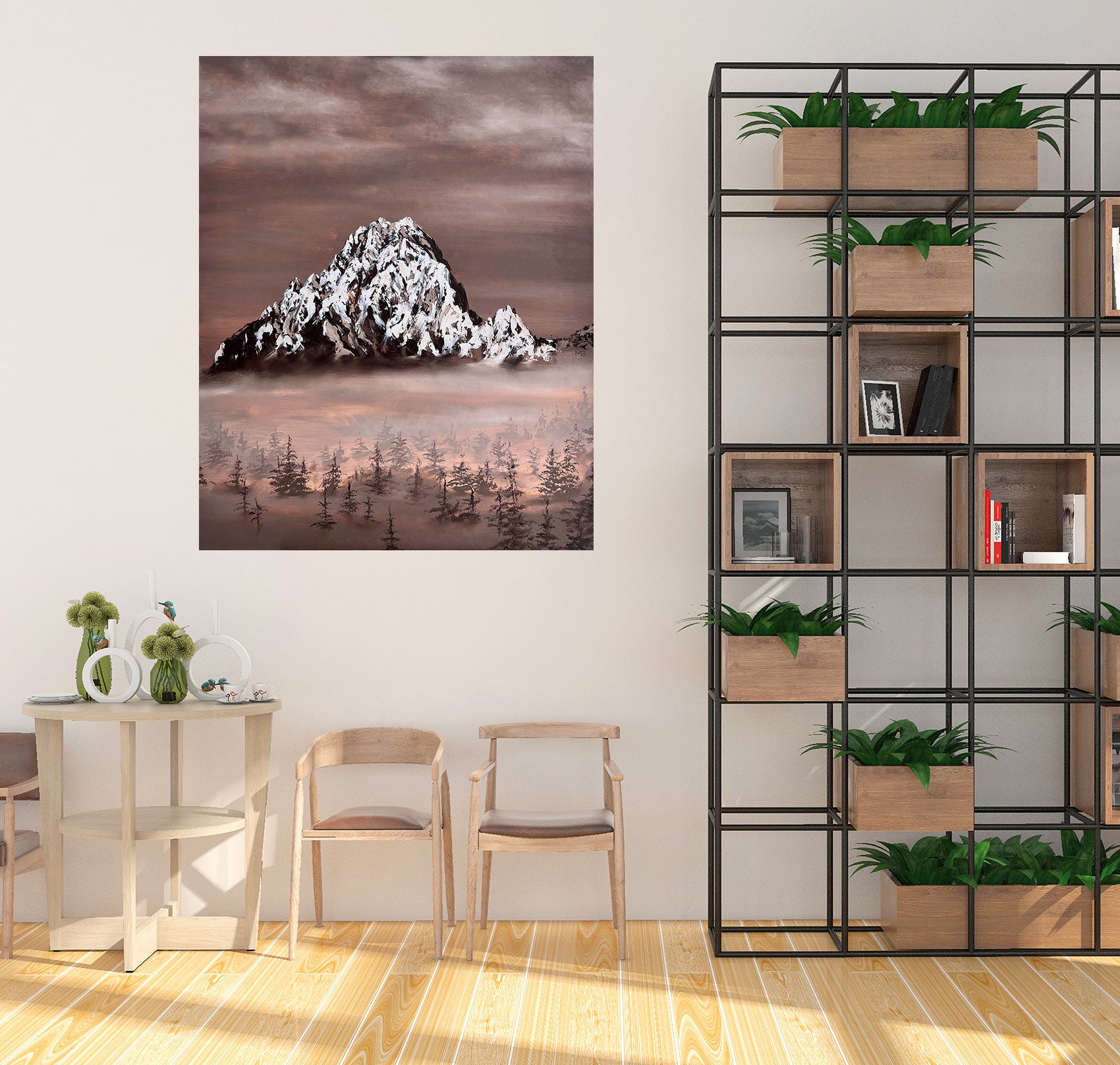 3D Snow Mountain 10076 Marina Zotova Wall Sticker