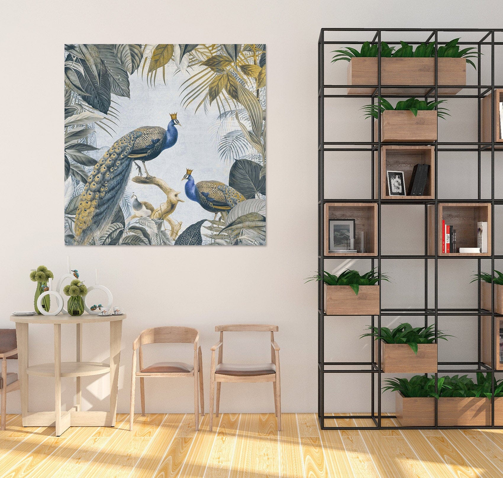 3D Peacock Forest 050 Andrea haase Wall Sticker Wallpaper AJ Wallpaper 2 