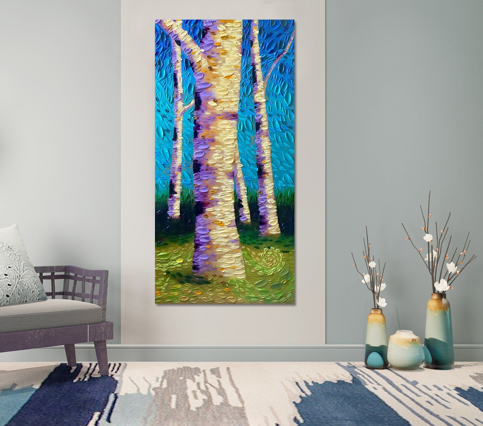 3D Garden Branches Mystery 036 Dena Tollefson Wall Sticker Wallpaper AJ Wallpaper 2 